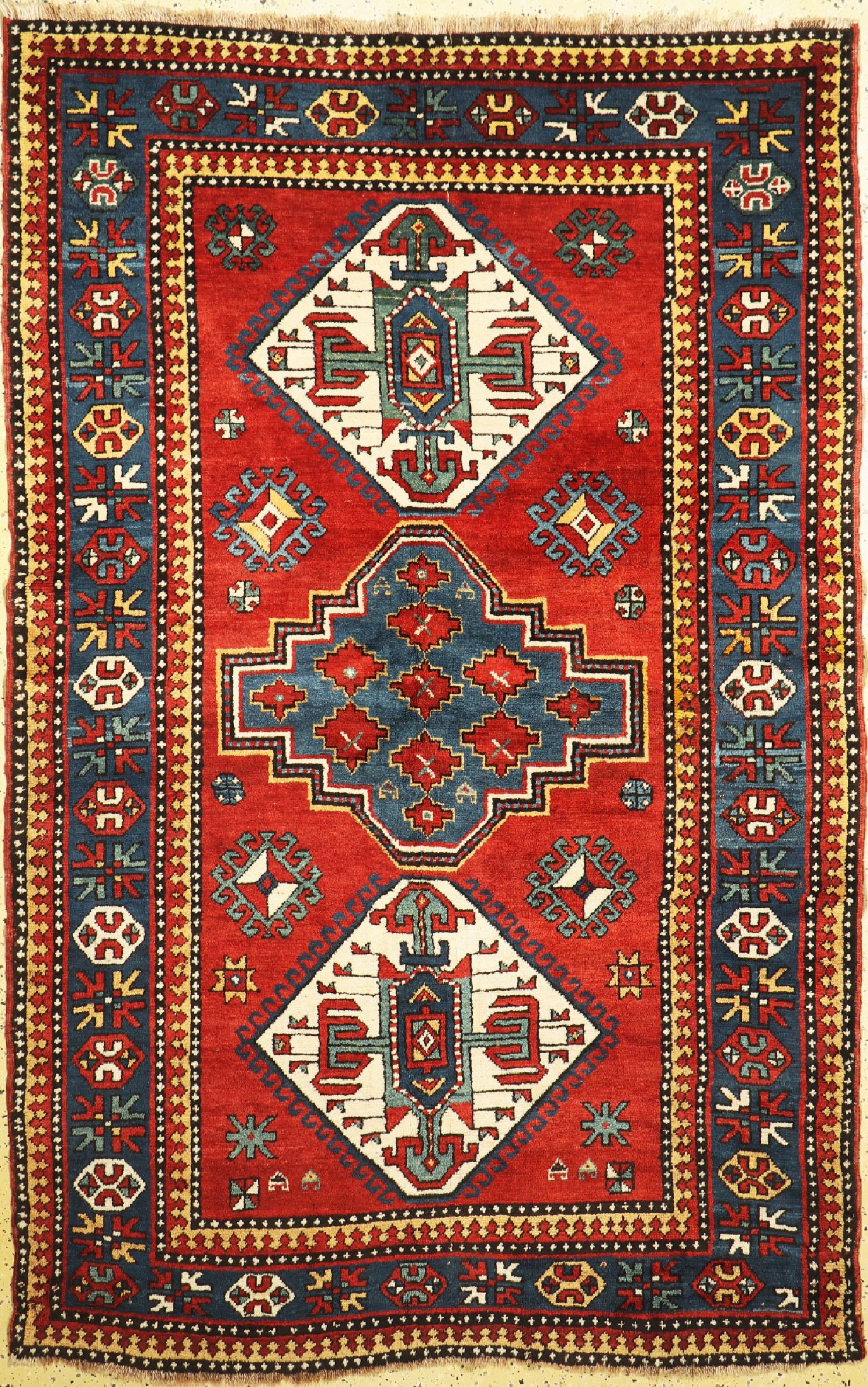 Luripampak alt, Kaukasus, um 1920/1930, Wolle auf Wolle, ca. 250 x 160 cm, EHZ: 2