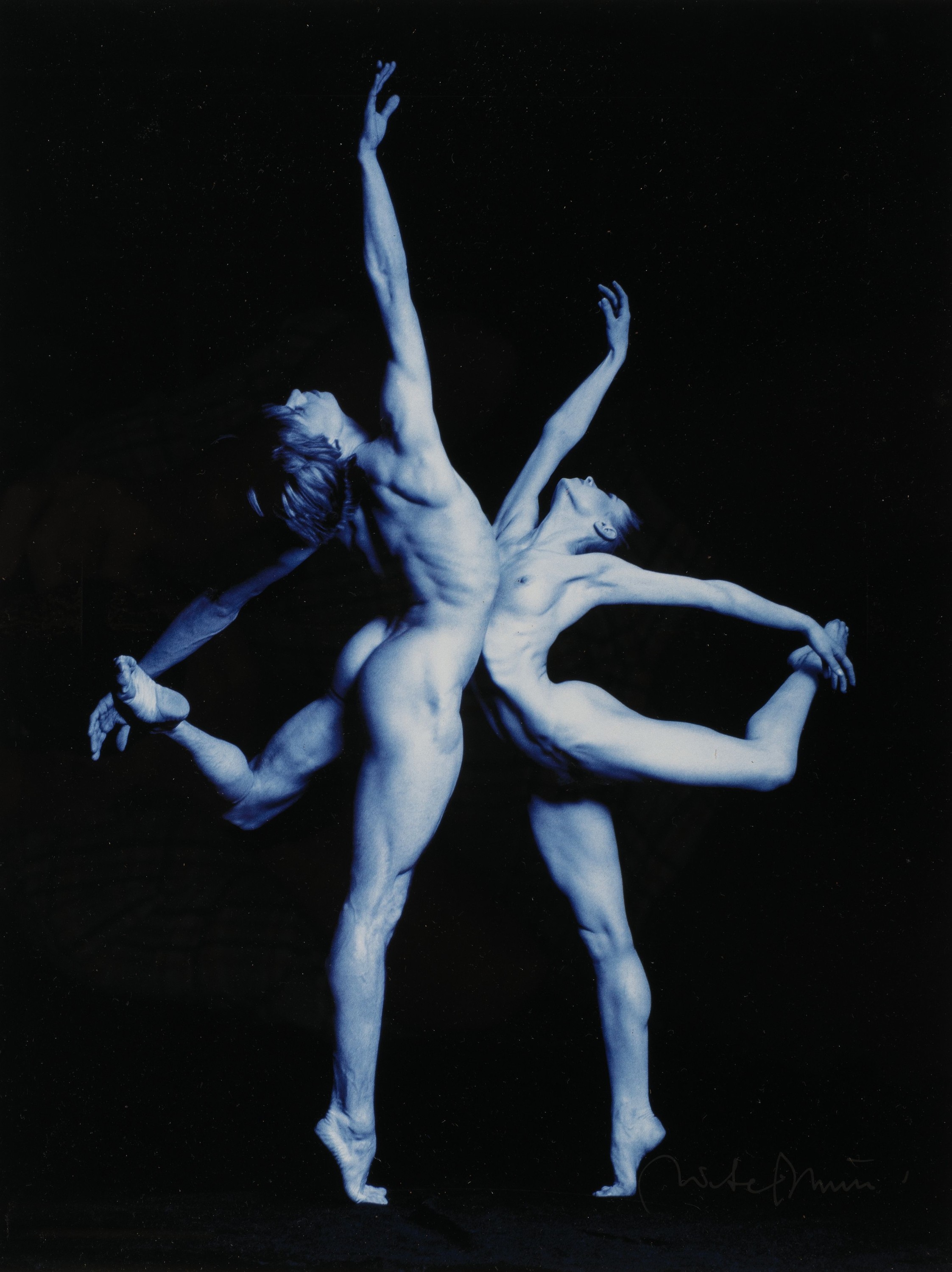 Dieter Blum, geb. 1936, Vladimir Malakhov Ballett, Skia Print, rechts unten handsigniert und mit Prägestempel Skia Photography, ca. 38x29cm, u.Gl., ...