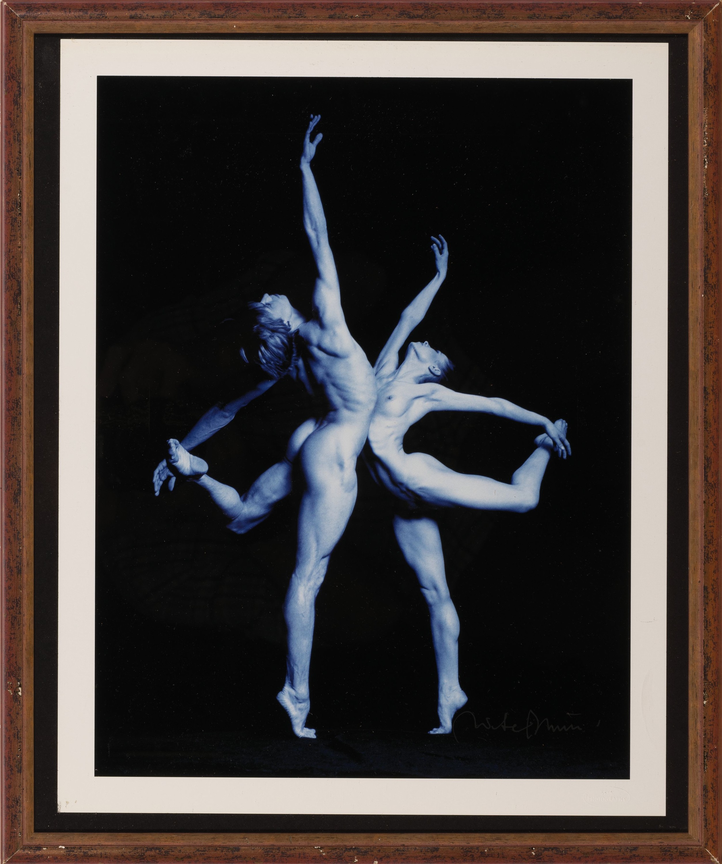 Detail k: Dieter Blum, geb. 1936, Vladimir Malakhov Ballett, Skia Print, rechts unten handsigniert und mit Prägestempel Skia Photography, ca. 38x29cm, u.Gl., ...
