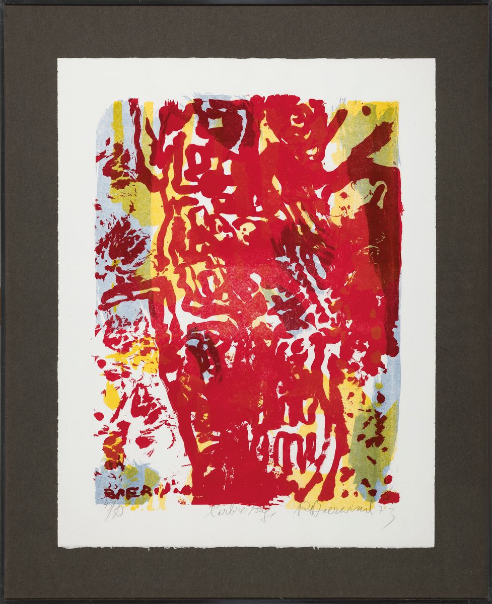 Detail m: Rudi Baerwind, 1910-1982 Mannheim, Studium an den Akademien Berlin, München und Paris, Schüler von Fernand Leger, hier zwei Farblithographien von ...