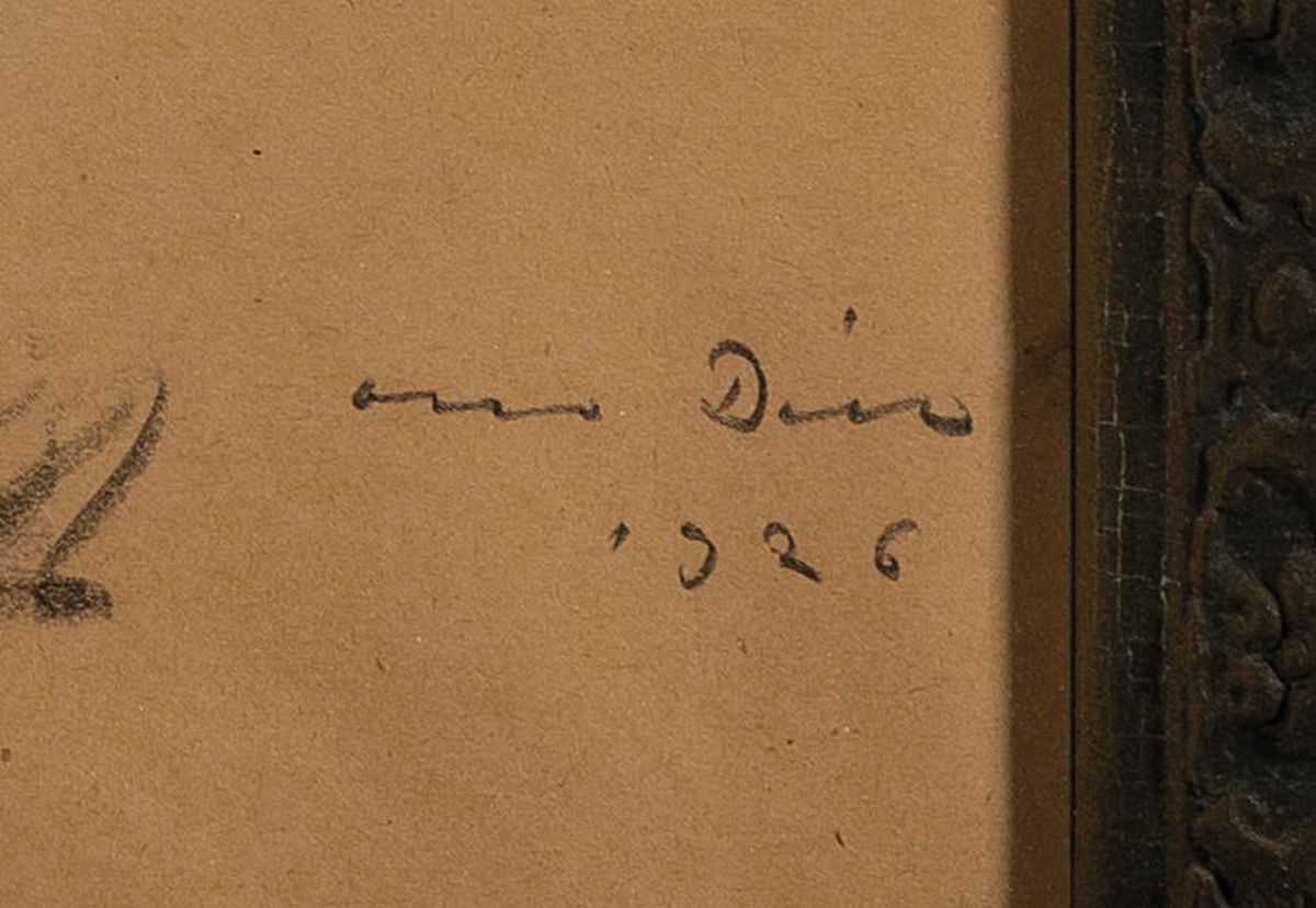 Detail a: Otto Dill, 1884 Neustadt a.d. Weinstraße-1957 Bad Dürkheim, zwei schreitende Löwen, Aquarell über Bleistift, rechts unten sign. und dat. 1926, ...