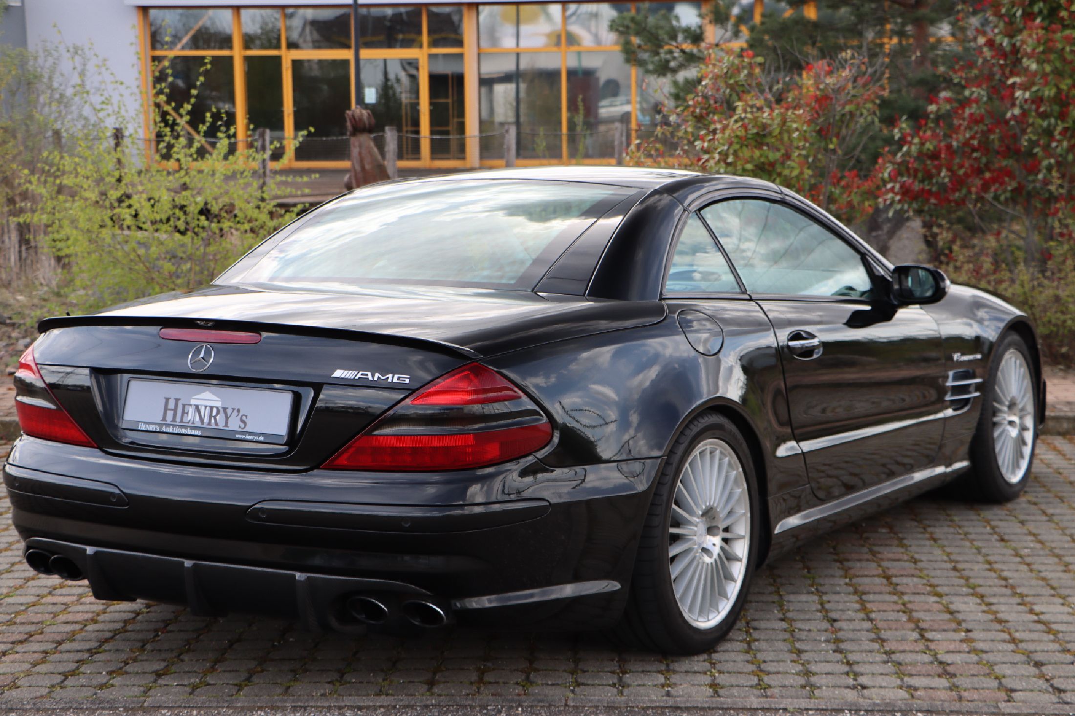 Detail b: Mercedes-Benz SL 55 AMG, Fahrgestellnummer: WDB2304741F030238, EZ 09/2002, ca. 161.000 km abgelesen, HU 03/2024, 368 kW/500 PS, 8-Zylinder, ...