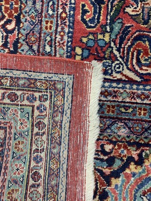 26594278h - Us Re-Import Saruk, Persia, around 1920/1930, wool on cotton, approx. 614 x 314 cm, condition: 2-3 (small hole). Rugs, Carpets & Flatweaves