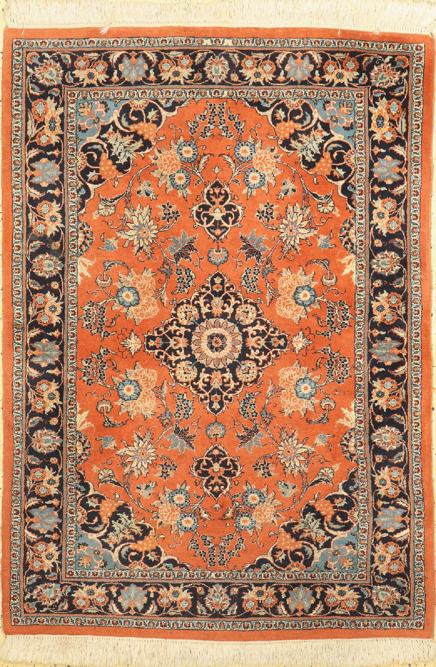 Sarogh, Indien, ca. 40 Jahre, Wolle auf Baumwolle, ca. 155 x 110 cm, EHZ: 2