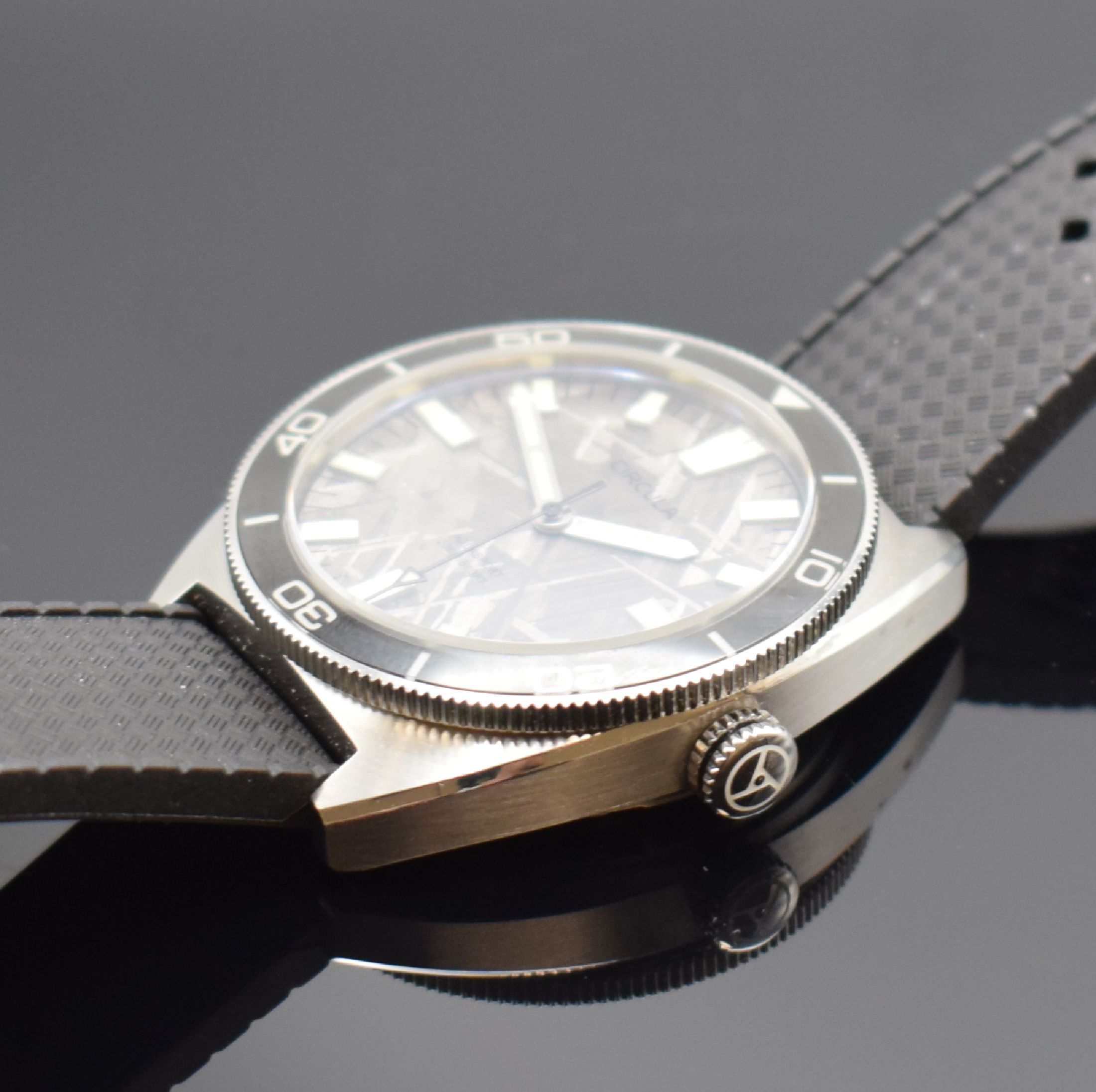 Detail c: CIRCULA Aquasport auf 99 Stück limitierte Herrenarmbanduhr in Stahl, Deutschland lt. beil. Zertifikat 2021, Automatik, Boden und Krone verschr., ...