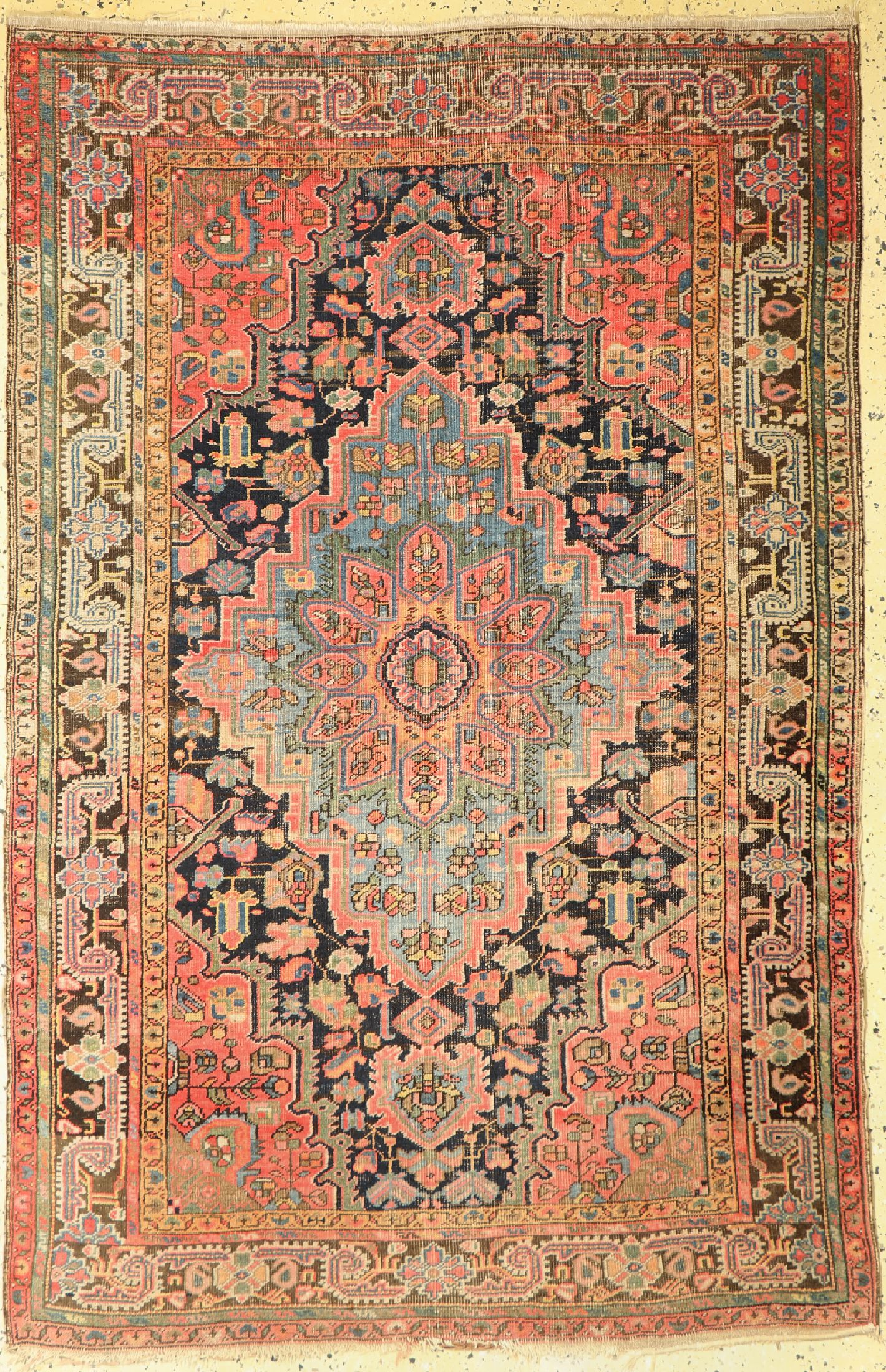 Hamadan alt, Persien, um 1930, Wolle auf Baumwolle, ca. 195 x 130 cm, EHZ: 3
