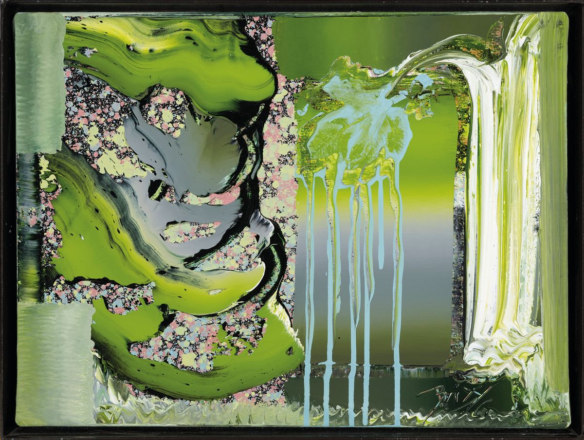 Detail k: Dietmar Brixy, geb. 1961 Mannheim, Studium an der Akademie Karlsruhe, hier: Tomorrow, Öl/Nessel, aus 2016, rechts unten sign., ca. 30x40cm
