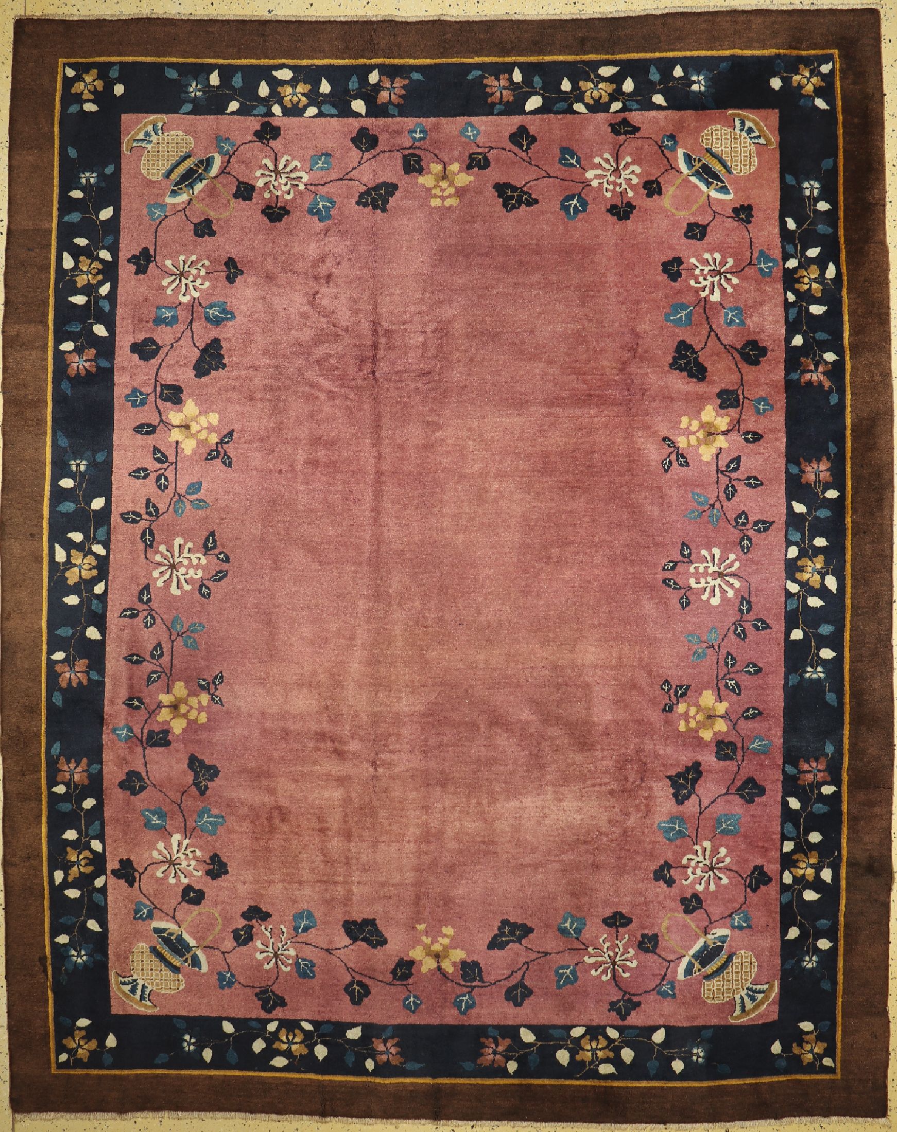 Peking antik, China, um 1900, Wolle auf Baumwolle, ca. 350 x 285 cm, EHZ: 2