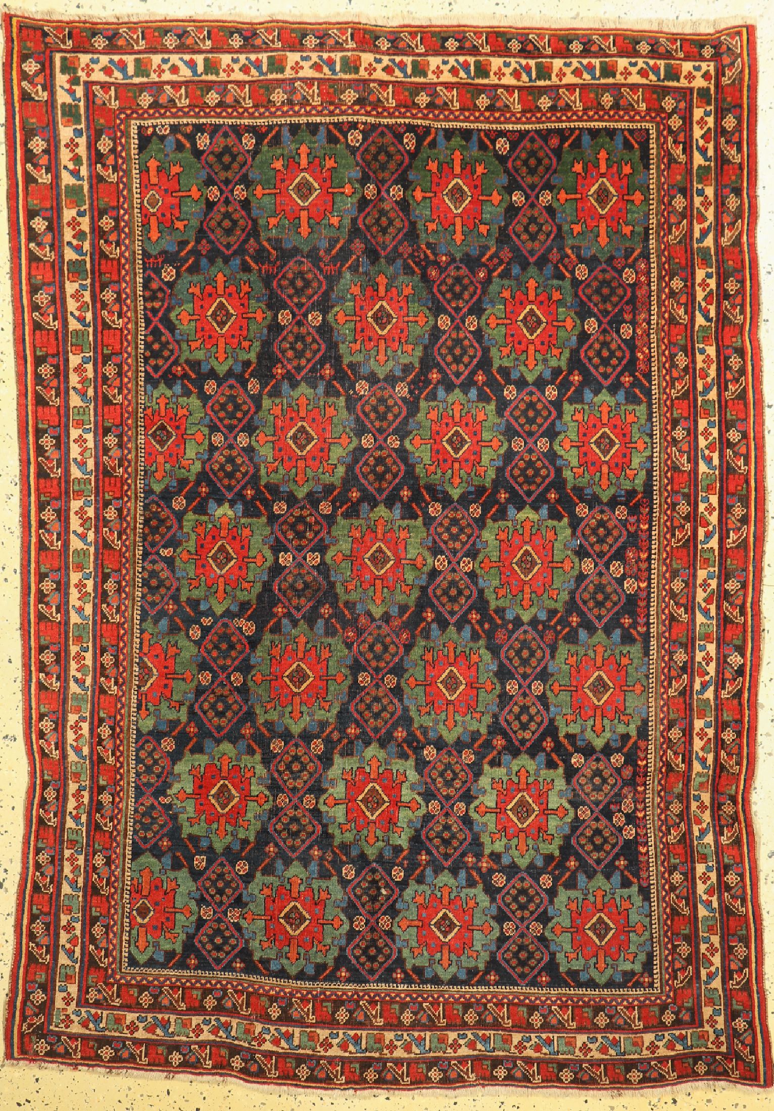 Antiker Afschari, Persien, um 1900, Wolle auf Wolle, ca. 180 x 130 cm, EHZ: 3