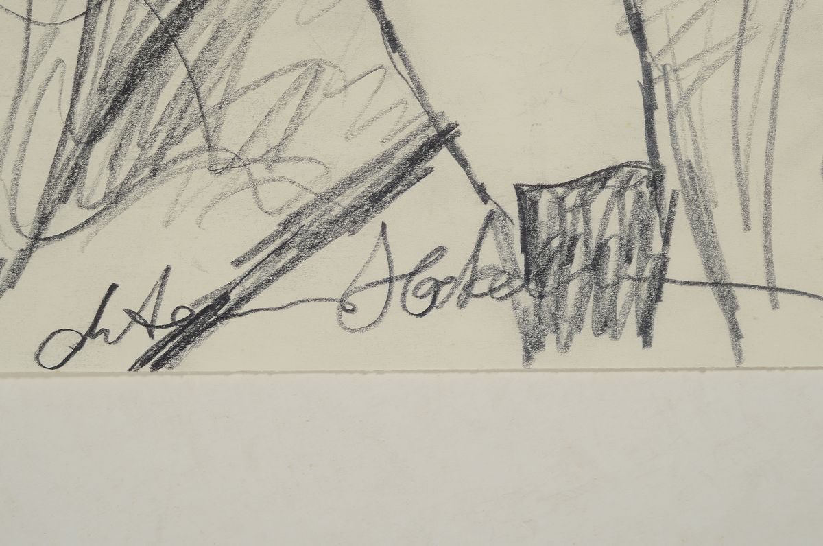 Detail a: Eduard Bargheer, 1901-1979, Antigone des Sophokles, Mappe mit 10 Aquatintaradierungen von 1967, alle handsign. und num. LIII/75, Blattgr. ca. ...