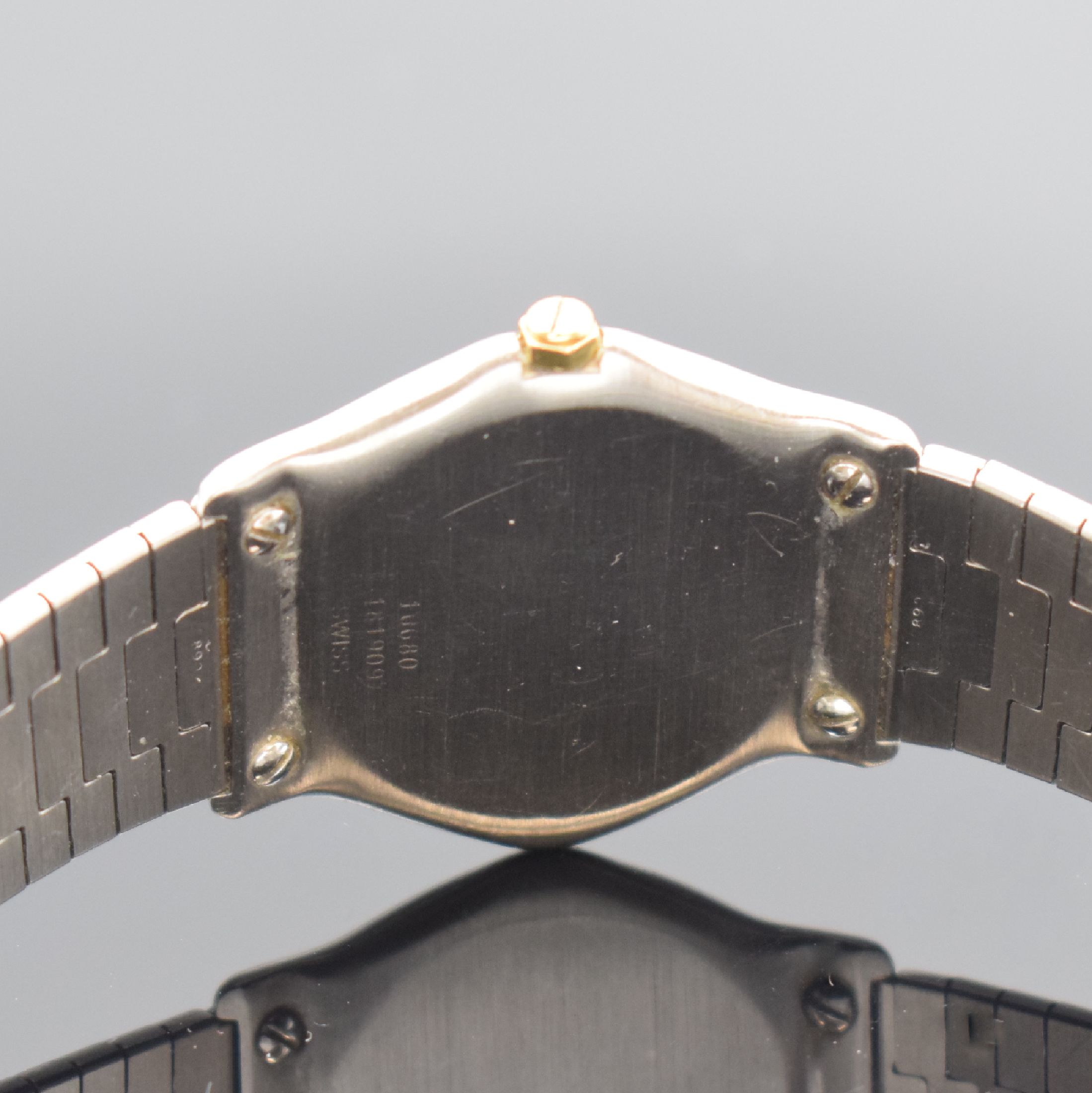 Detail c: EBEL Herrenarmbanduhr Serie Sport Classique Referenz 181909, Schweiz um 1990, Edelstahl/Gold kombiniert inkl. Wellengliederband m. Faltschl., ...