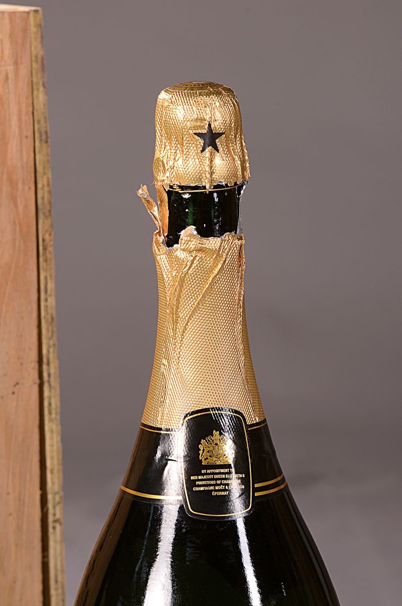 Detail a: 1 Flasche Methusalem Moet & Chandon, Brut Imperial, Champagner, 12 % vol, 6 Liter, in Holzkiste, aus ehem. Restaurantbestand, nicht verkostet