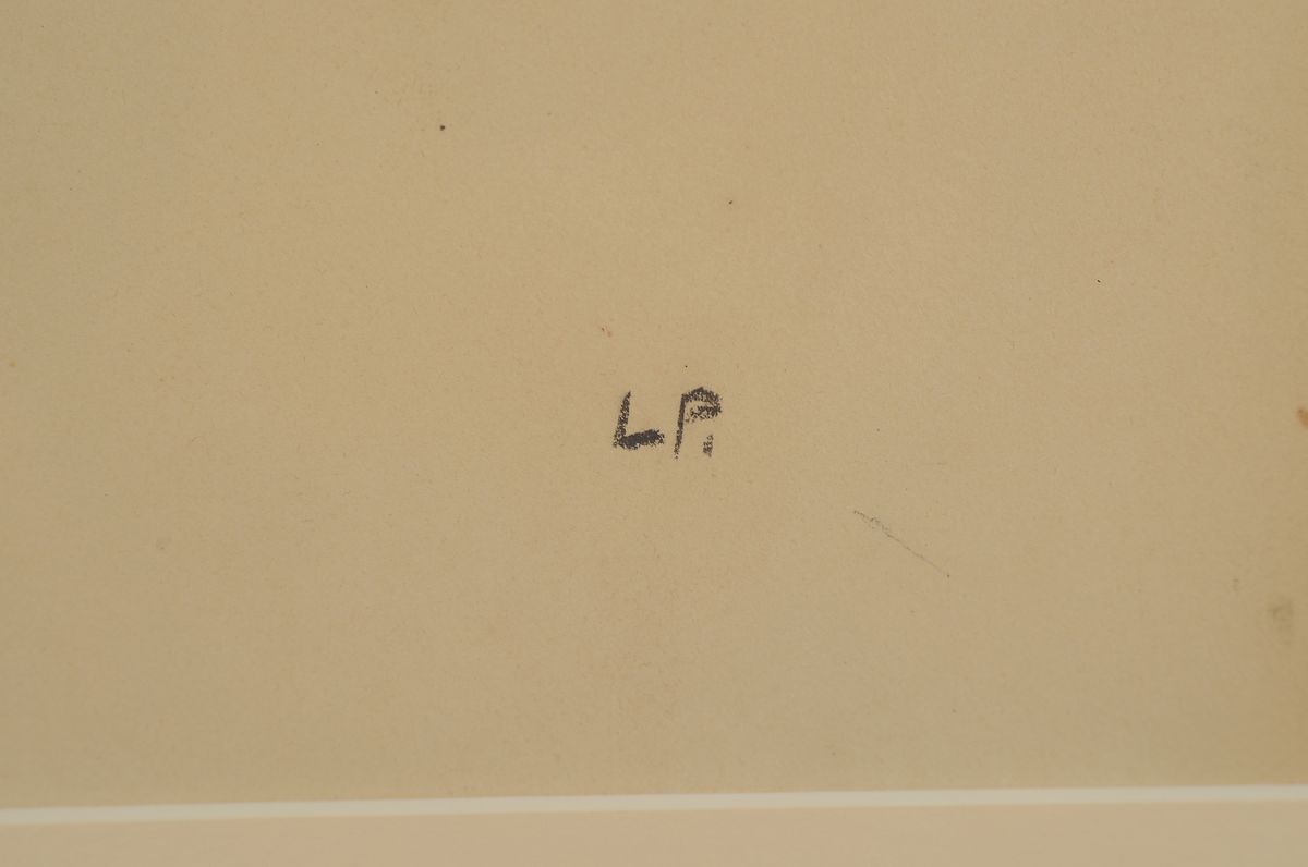 Detail a: Leo Putz, 1869-1940, monogrammiertes Pastell auf Papier aus einer Folge von 14 Erotik Pastellen, erotische Darstellung, um 1924, handmongrammiert, ...