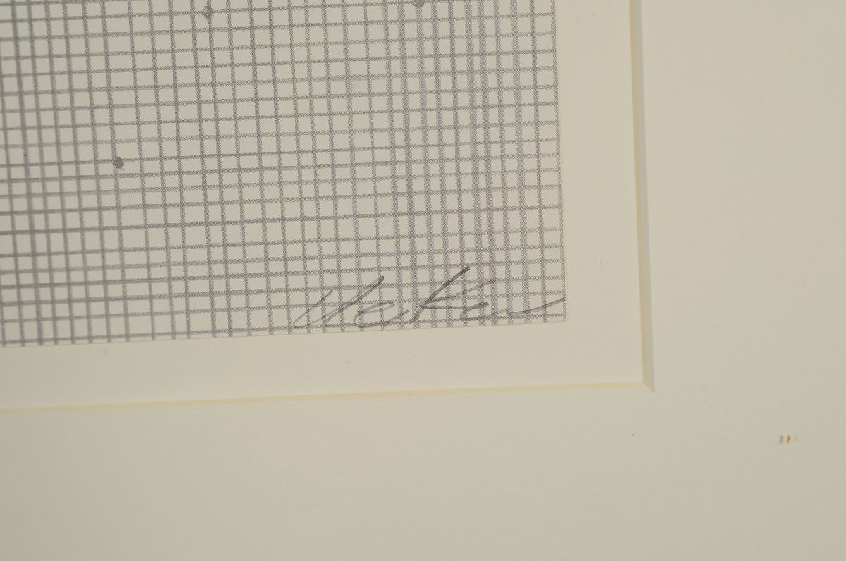 Detail a: Günther Uecker,geb. 1930, Lithografie über Offset aud dickem Velin, unten links römisch num. 7/30 und rechts unten handsign., es stammt aus dem ...