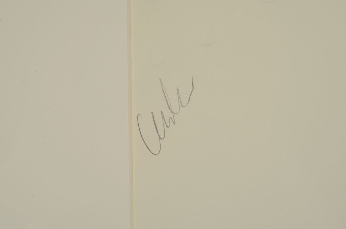 Detail a: Günther Uecker, geb. 1930, Prägedruck auf Kupferdruckbütten, mittig links handsign., das Werk stammt aus einer kleinen Auflage von nur 60 ...