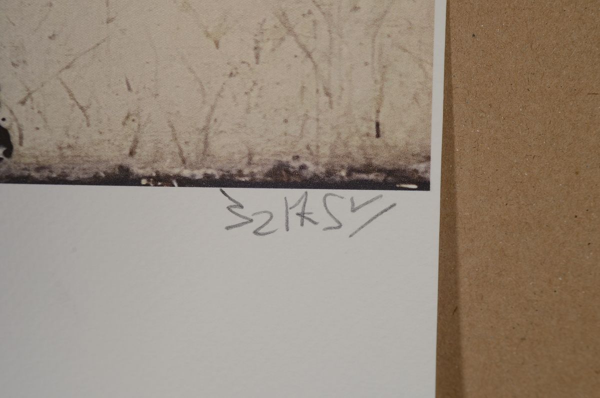 Detail a: Banksy, Basquiat, Farboffset, handsigniert und num. 3/60, Blattgr. ca. 50x34cm