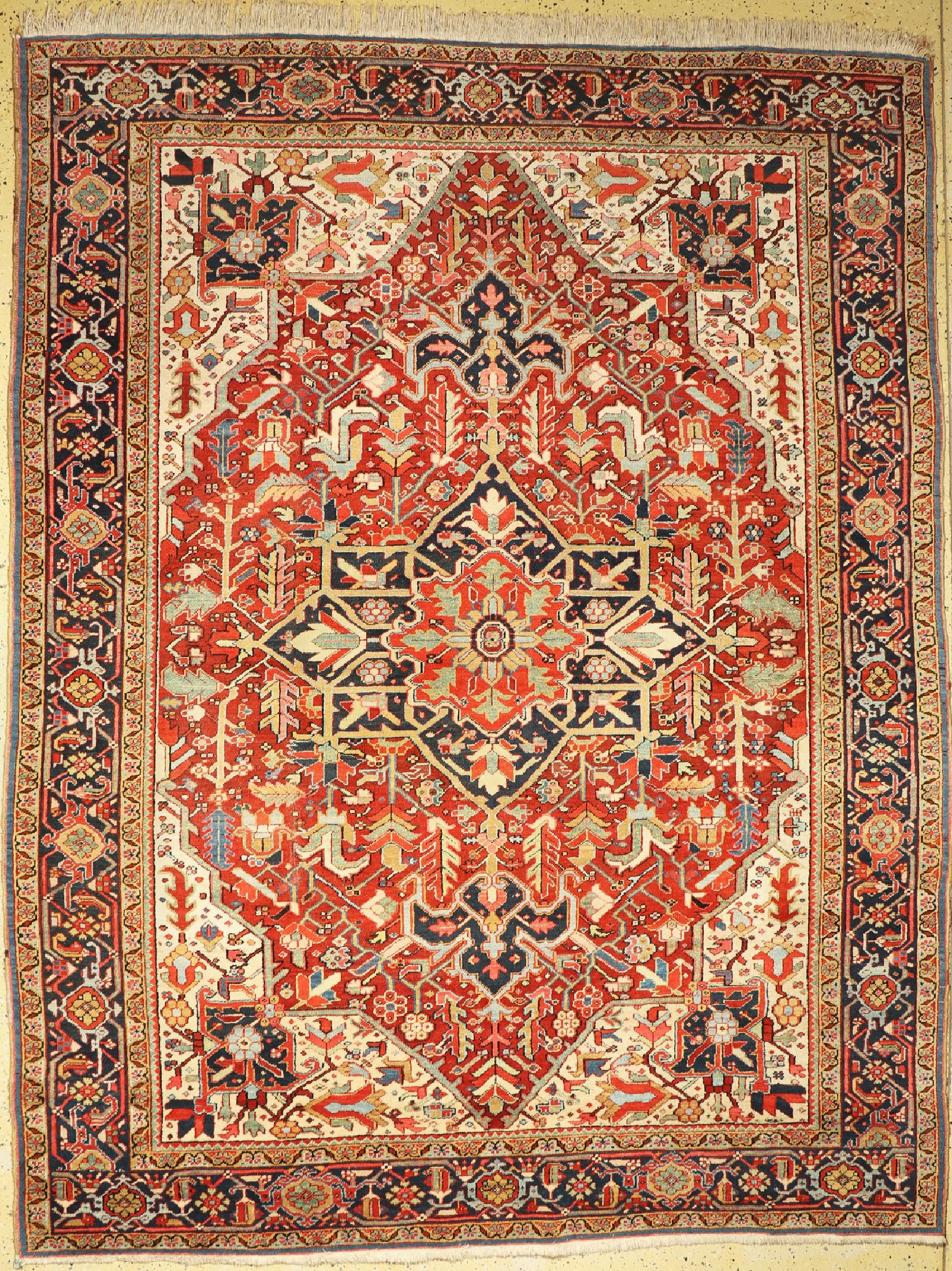 Heriz alt, Persien, um 1930/1940, Wolle aufBaumwolle, ca. 318 x 246 cm, EHZ: 2