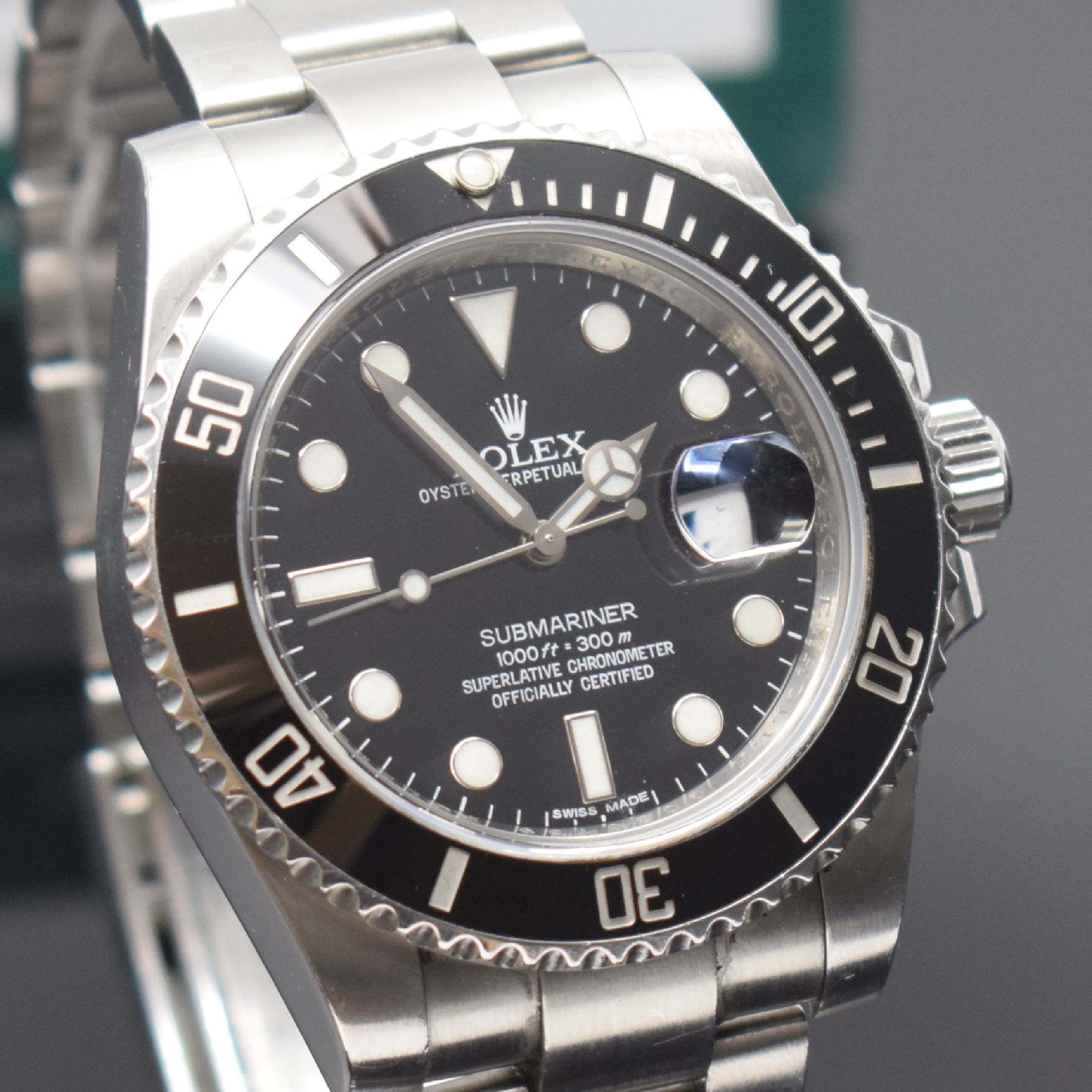Detail c: ROLEX Herrenarmbanduhr Oyster Perpetual Date Submariner Referenz 116610, Automatik, Schweiz um 2011, G-Serie, Chronometer der Superlative in ...