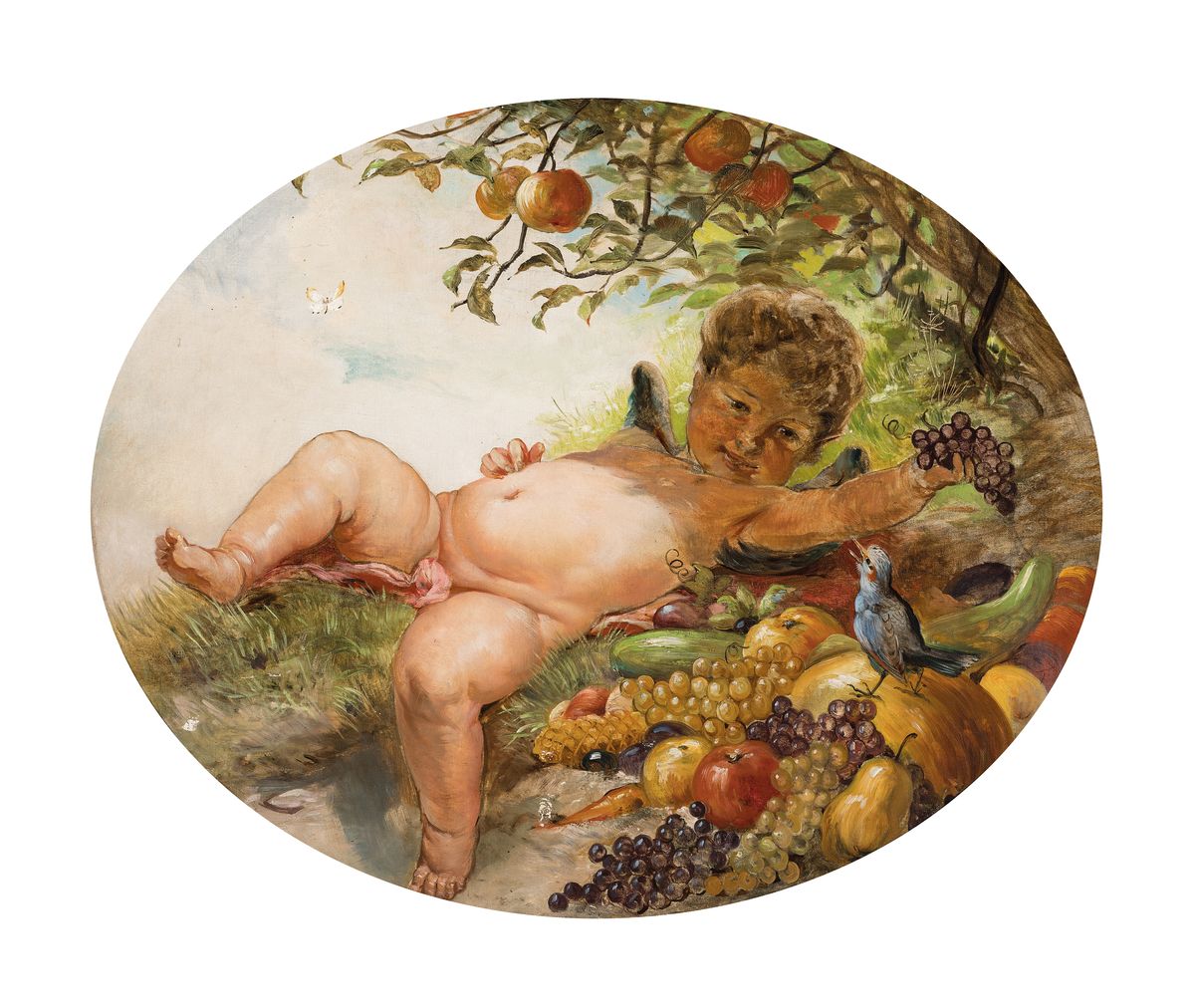 Zuschreibung: Wilhelm Süs, 1861 Düsseldorf- 1933 Mannheim, Maler, Grafiker und Keramiker, gründete mit Hans Thoma die Staatl. Majolika Manufaktur ...