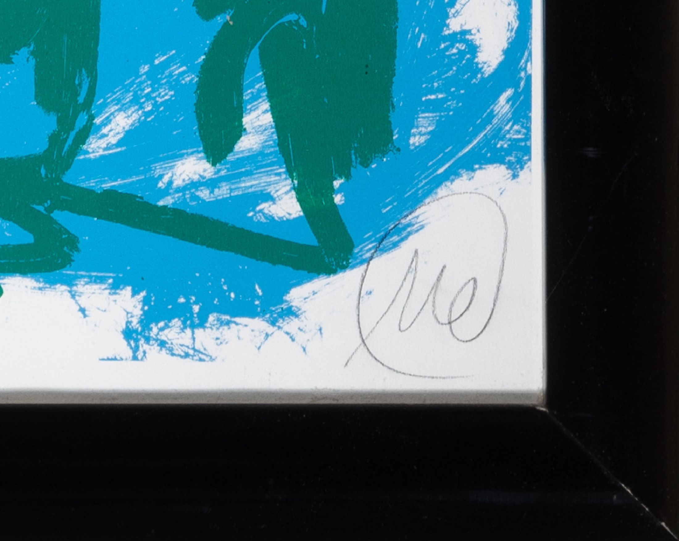 Detail a: Markus Lüpertz, geb. 1941, Parsifal, Farblithographie, handsigniert, num. 55/200, ca. 97x69cm, u.Gl., R. ca. 105x76cm