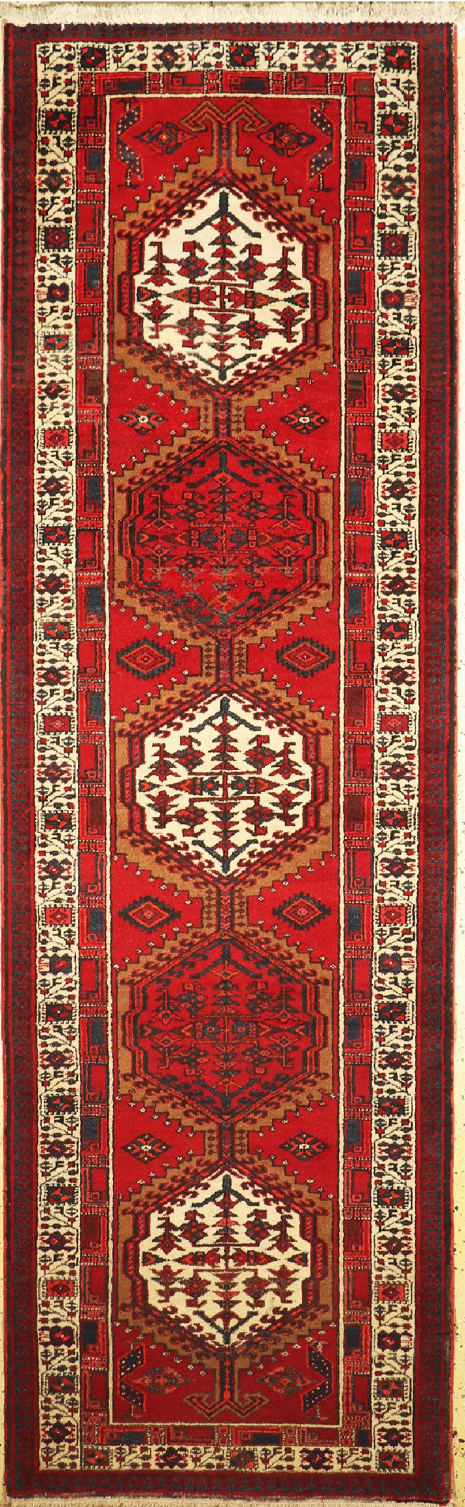 Sarab alt, Persien, um 1960, Wolle auf Baumwolle, ca. 333 x 103 cm, EHZ: 2, (kleiner Fleck)