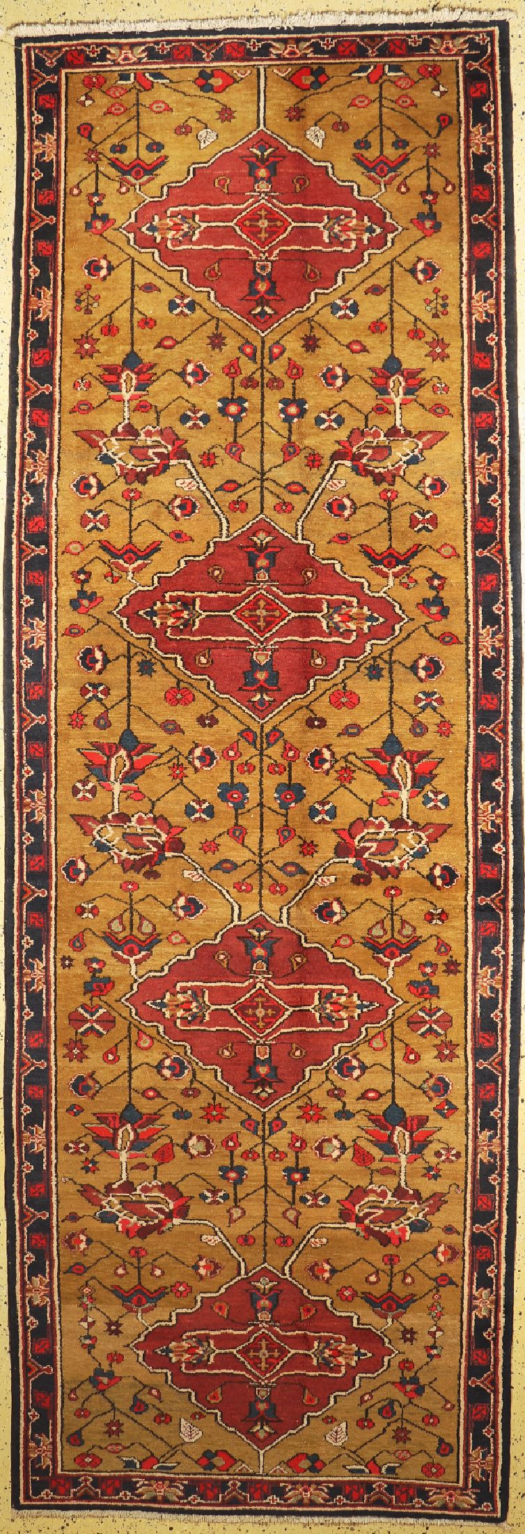 Meschgin alt, Persien, um 1960, Wolle auf Baumwolle, ca. 425 x 142 cm, EHZ: 2