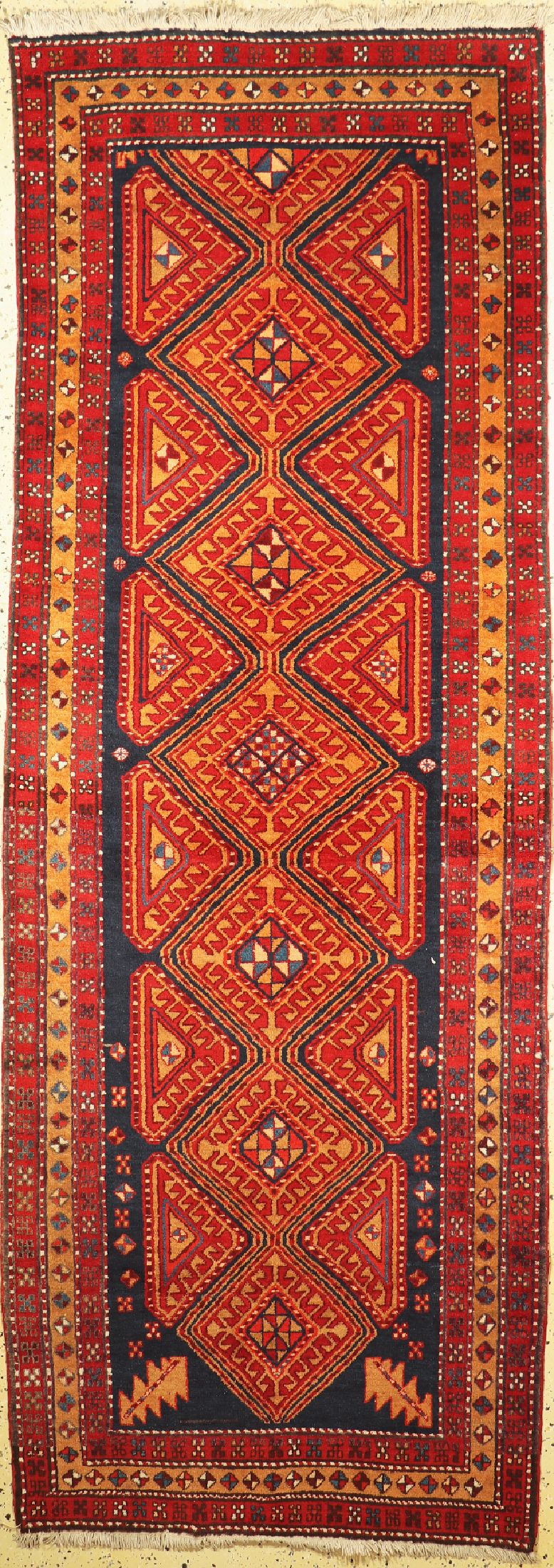 Meschgin alt, Persien, um 1960, Wolle auf Baumwolle, ca. 300 x 110 cm, EHZ: 2