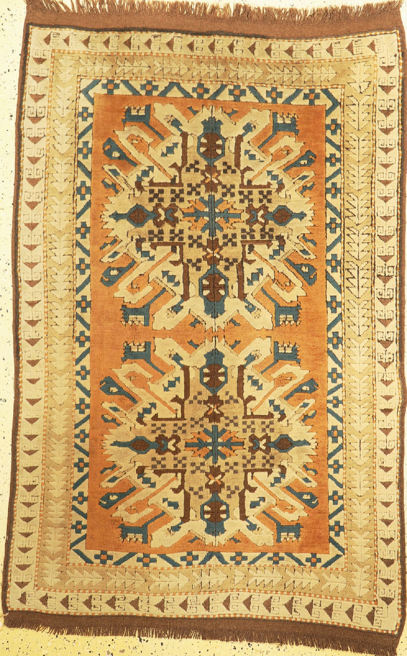 Kars Adlerkazak, Türkei, um 1960, Wolle aufWolle, ca. 200 x 130 cm, EHZ: 2