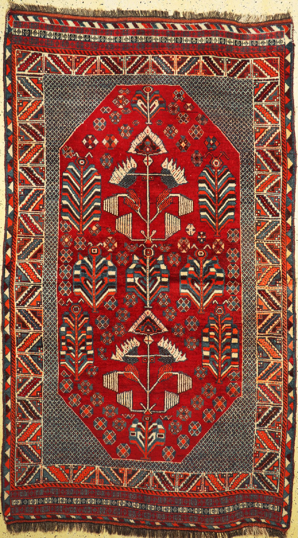 Ghaschgai alt, Persien, um 1950, Wolle auf Wolle, ca. 285 x 165 cm, EHZ: 2