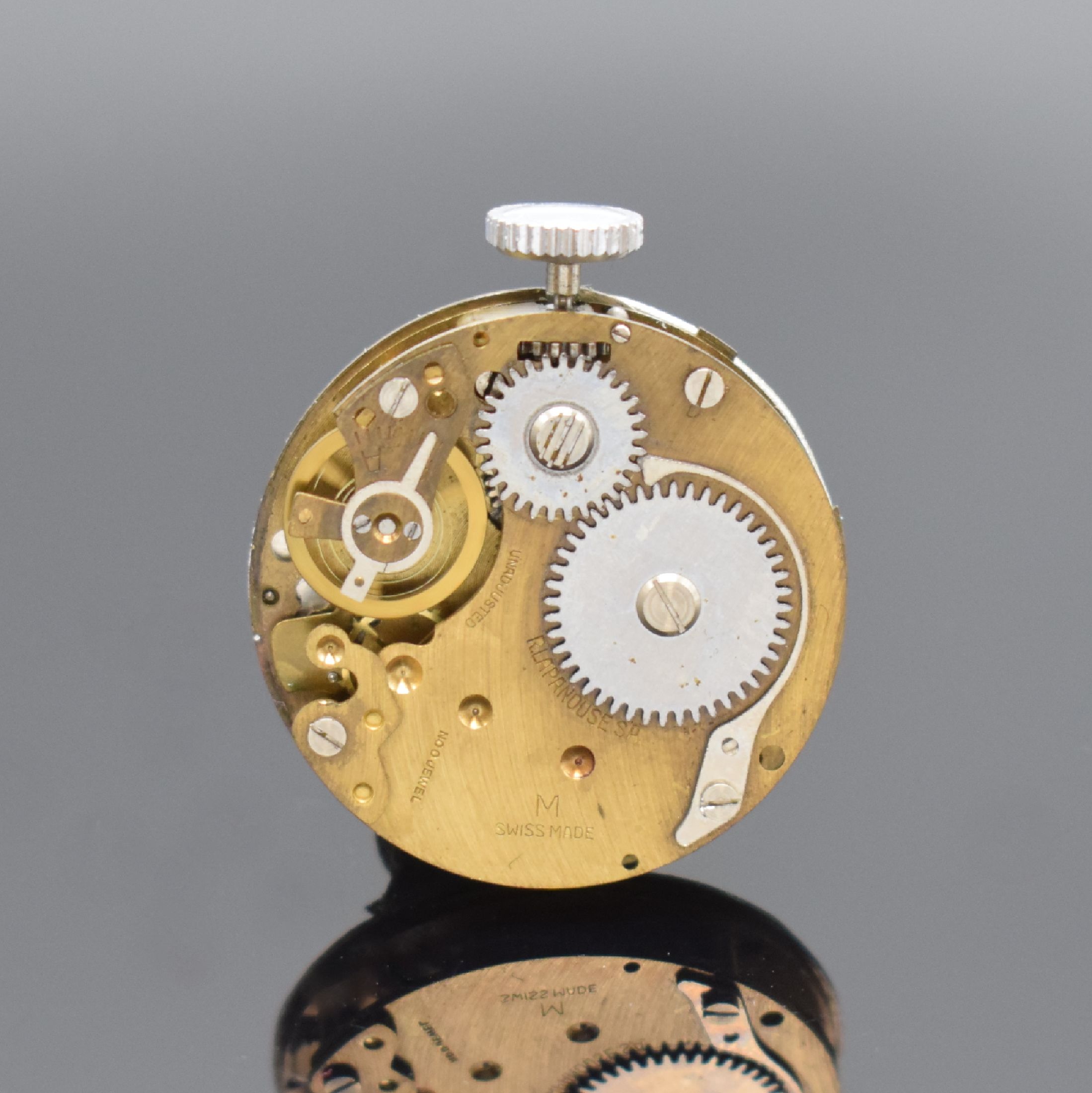 Detail d: R. LAPANOUSE extrem seltene Armbanduhr zur Bestimmung von Belichtungszeiten Modell Chronofot 1, Handaufzug, Schweiz/Deutschland um 1940, verchr. ...