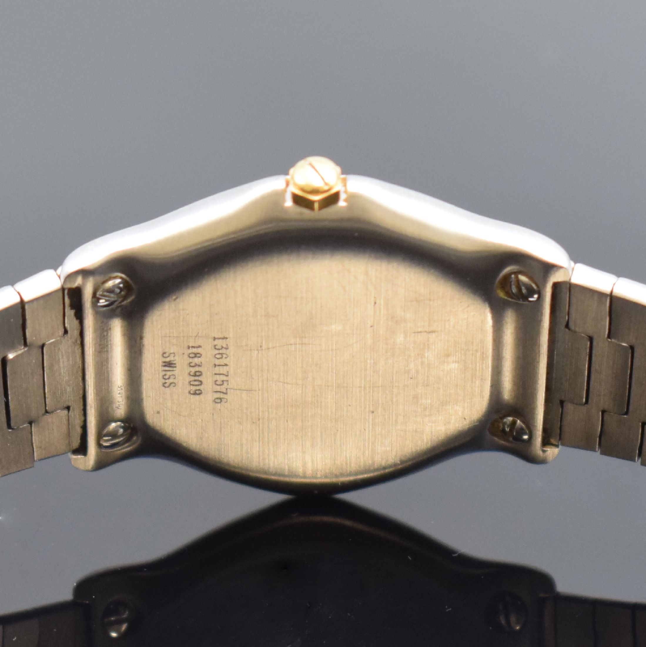 Detail d: EBEL Mediumarmbanduhr Sport Classic Referenz 183909, Schweiz um 1995, Edelstahl/Gold kombiniert inkl. Wellengliederband m. Faltschl., quarz, ...