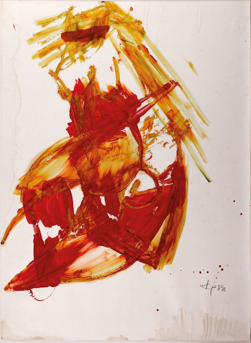 Karl-Peter "Charlie" Müller, 1935 Mannheim -2000 Kandel, Studium an der Akademie München bei Franz Xaver Fuhr, zwei Aquarelle, zwei ...