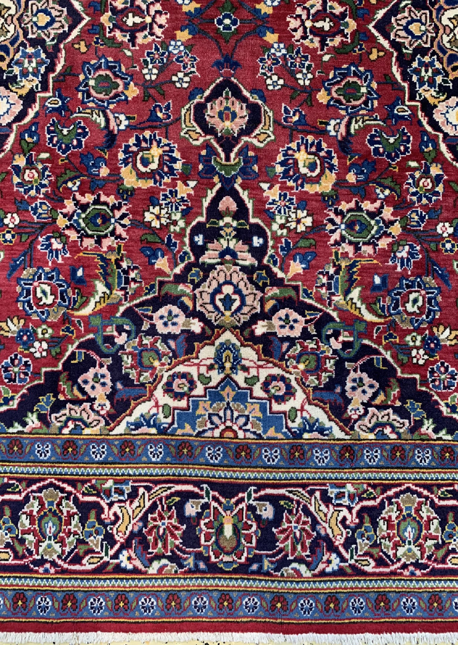 Detail b: Keschan alt, Persien, um 1960, Wolle auf Baumwolle, ca. 185 x 140 cm, EHZ: 2