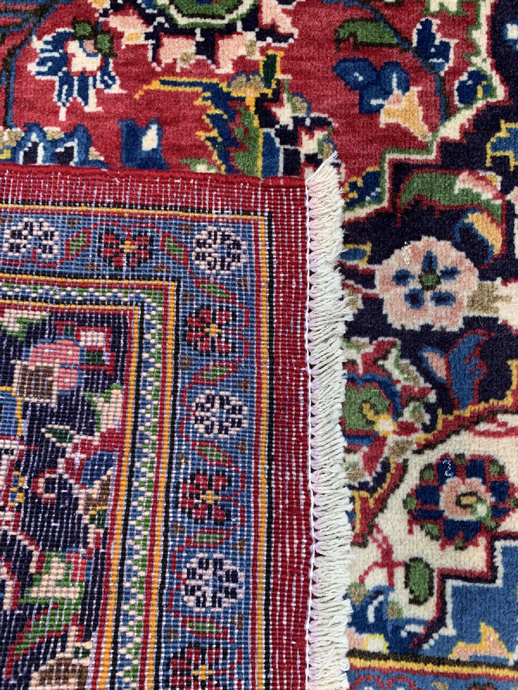 Detail d: Keschan alt, Persien, um 1960, Wolle auf Baumwolle, ca. 185 x 140 cm, EHZ: 2