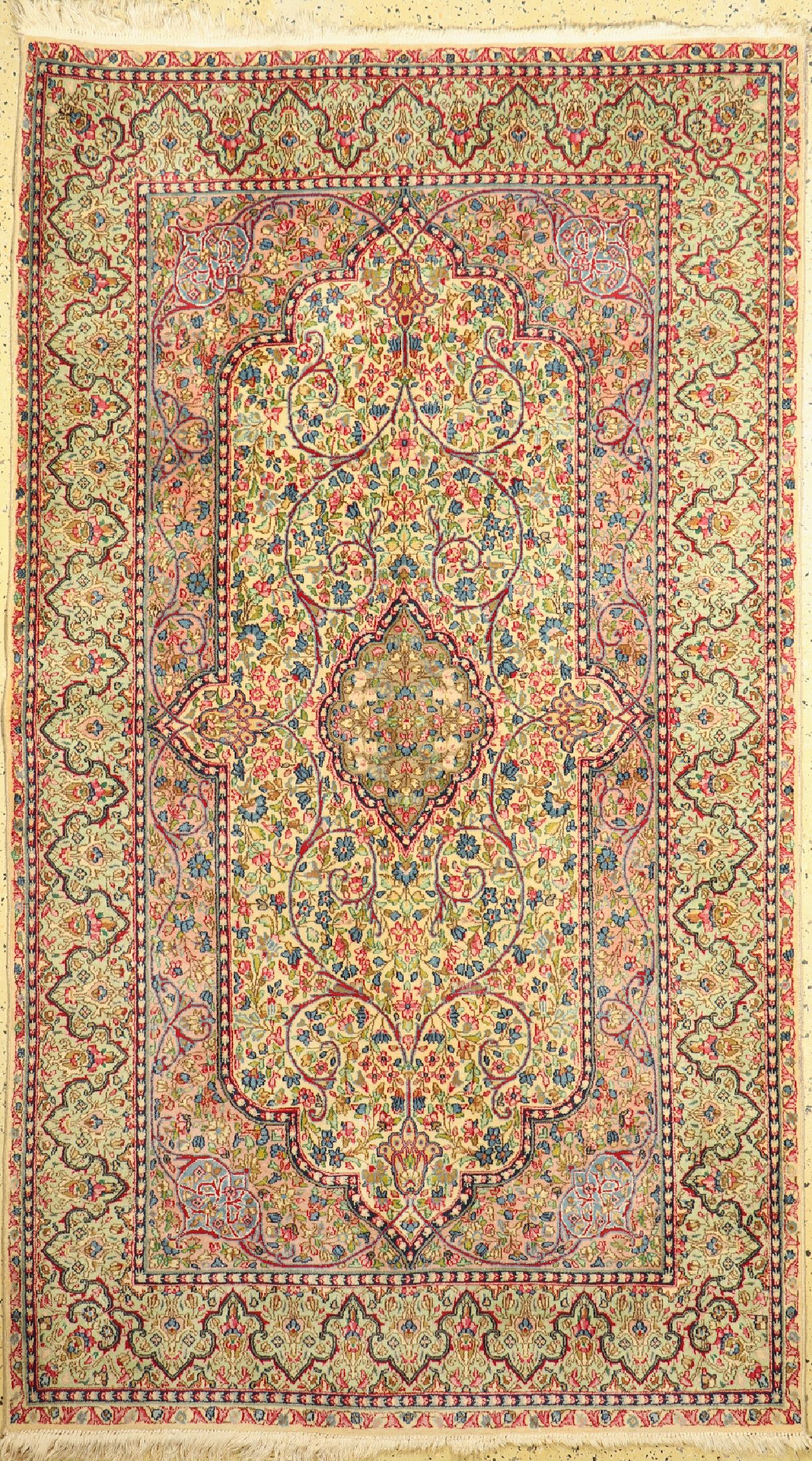 Kerman alt, Persien, um 1950, Wolle auf Baumwolle, ca. 252 x 145 cm, EHZ: 2-3