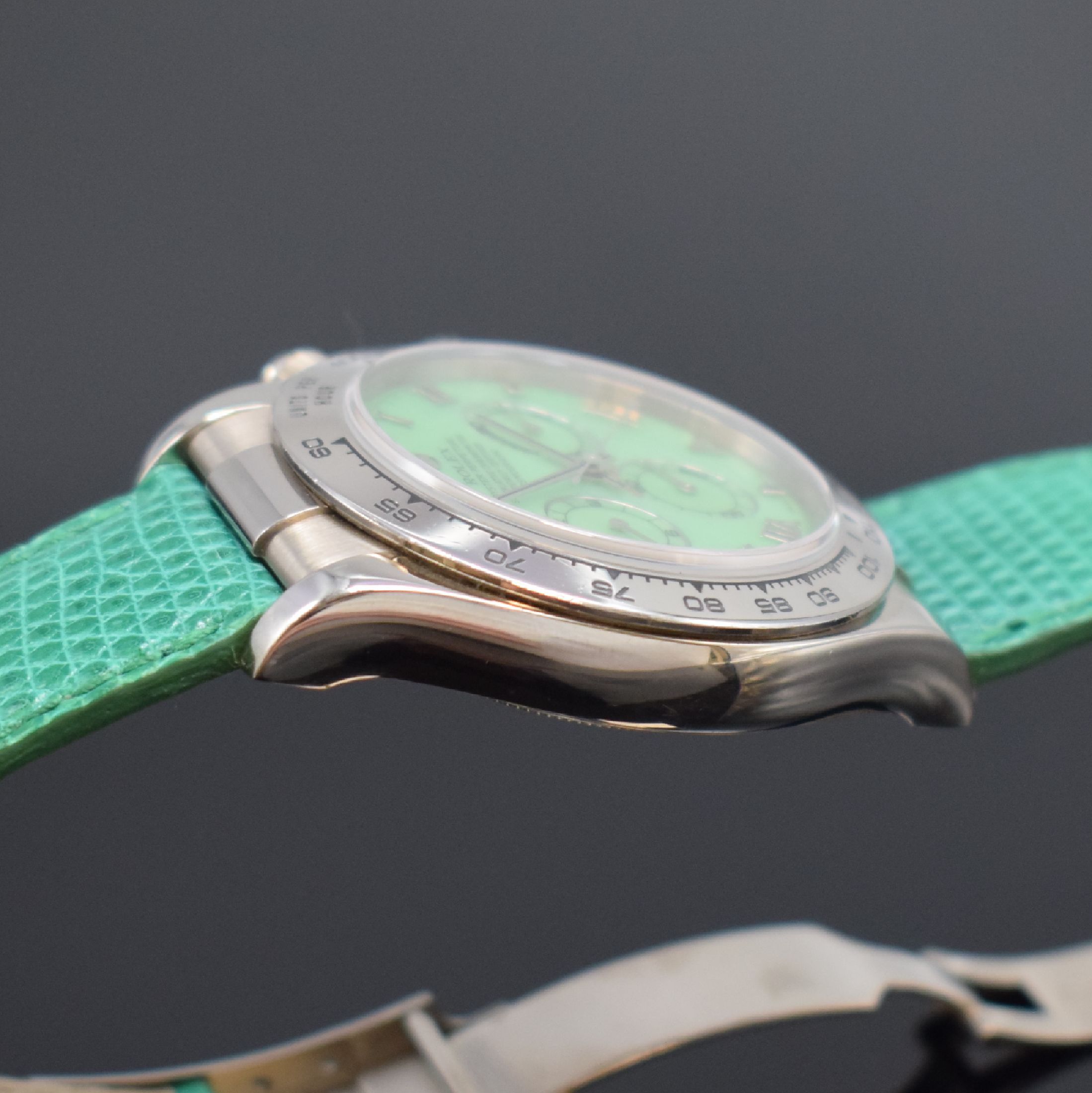Detail g: ROLEX Herrenarmbanduhr Oyster Perpetual Cosmograph Daytona "Beach" Armbandchronograph in WG 750/000 Referenz 116519, Schweiz um 2000, ...