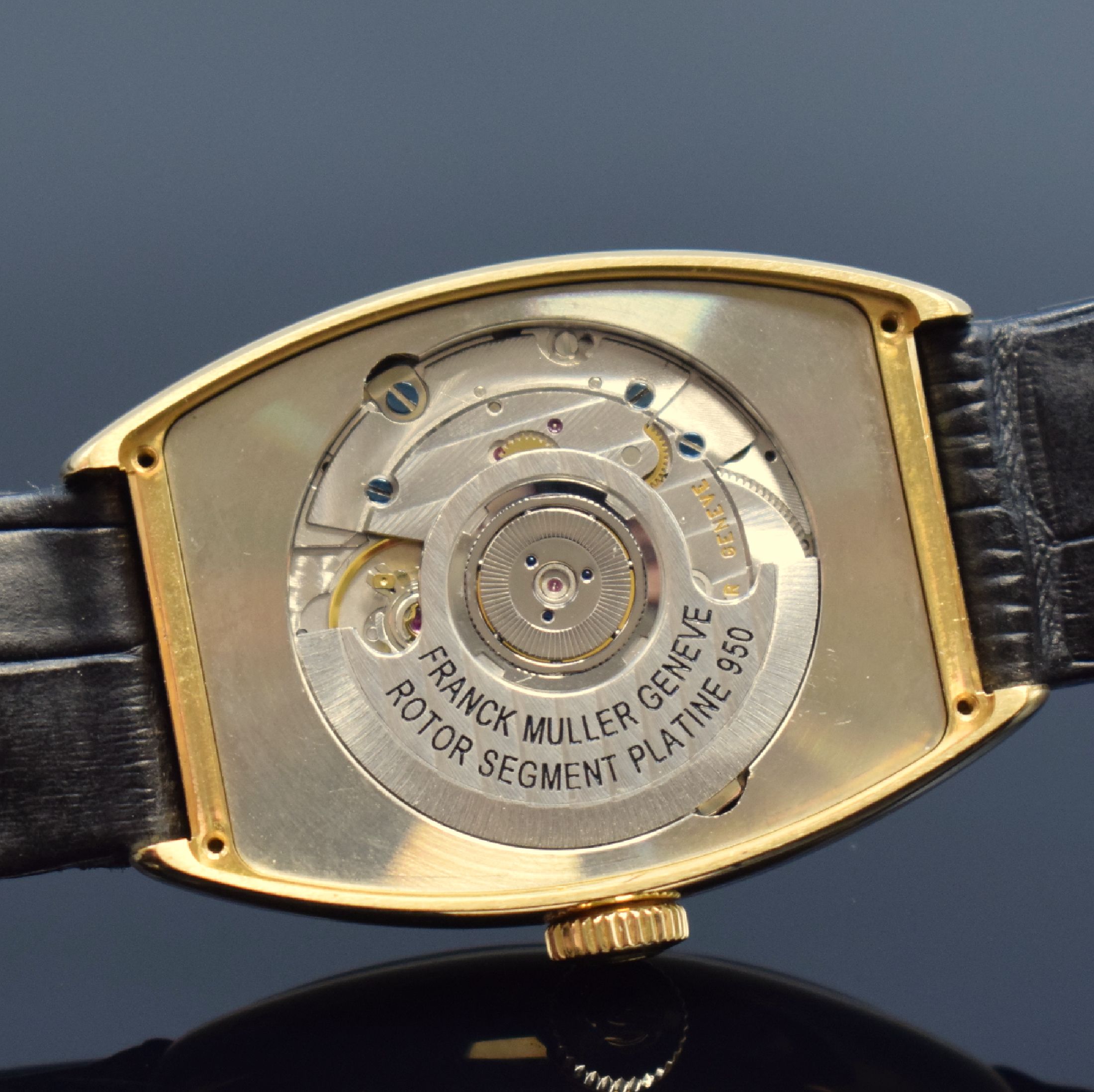 Detail f: FRANCK MULLER Master Banker Herrenarmbanduhr mit 3 Zeitzonen in GG 750/000 Referenz 5850MB, Schweiz um 2010, Automatik, 2-teil. tonneau-förm. Geh., ...
