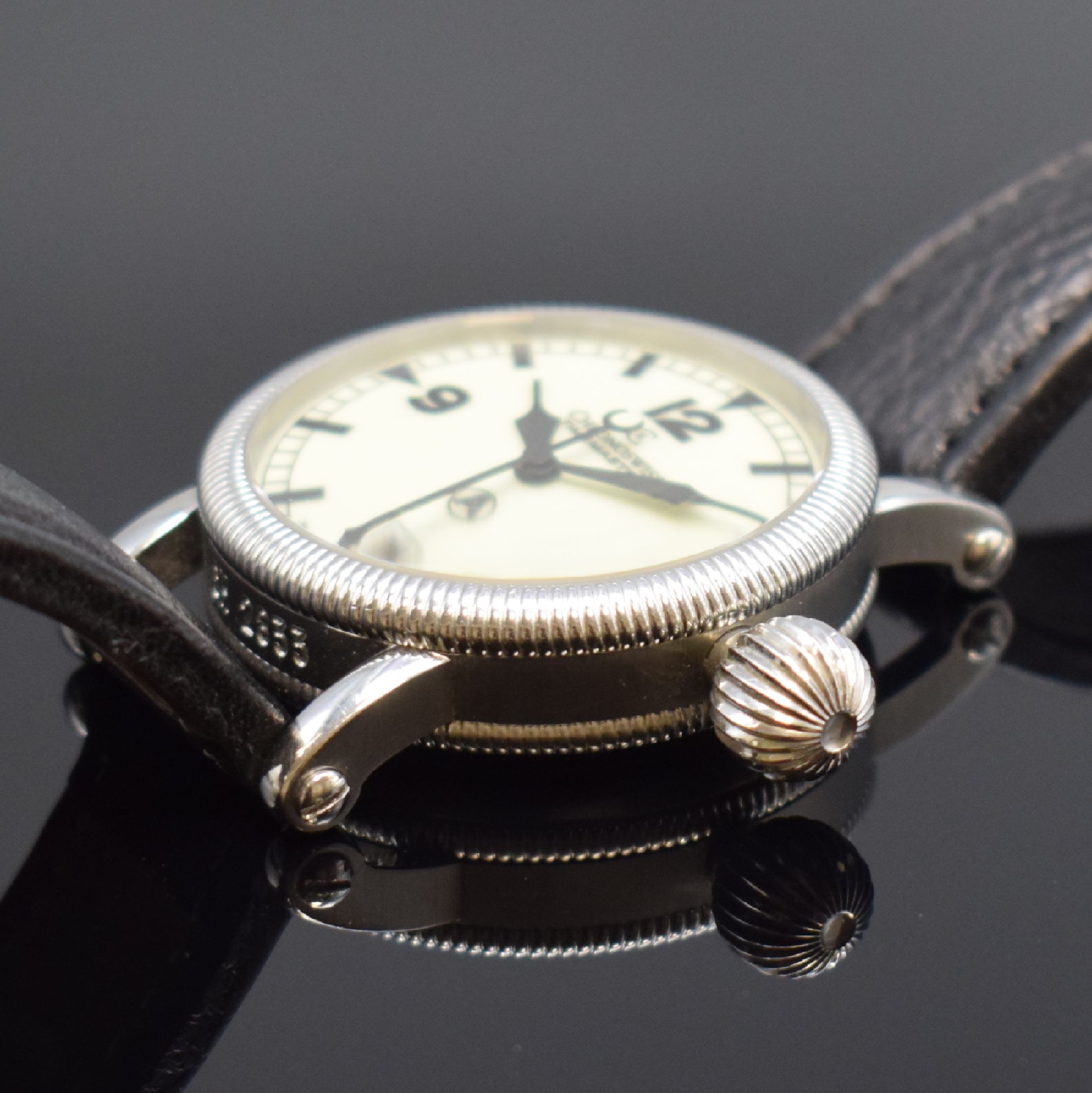 Detail b: CHRONOSWISS Timemaster Herrenarmbanduhr in Stahl Referenz 2833, Schweiz lt. orig. Papier verk. 2011, Automatik, beids. vergl. Geh. m. drehbarer ...