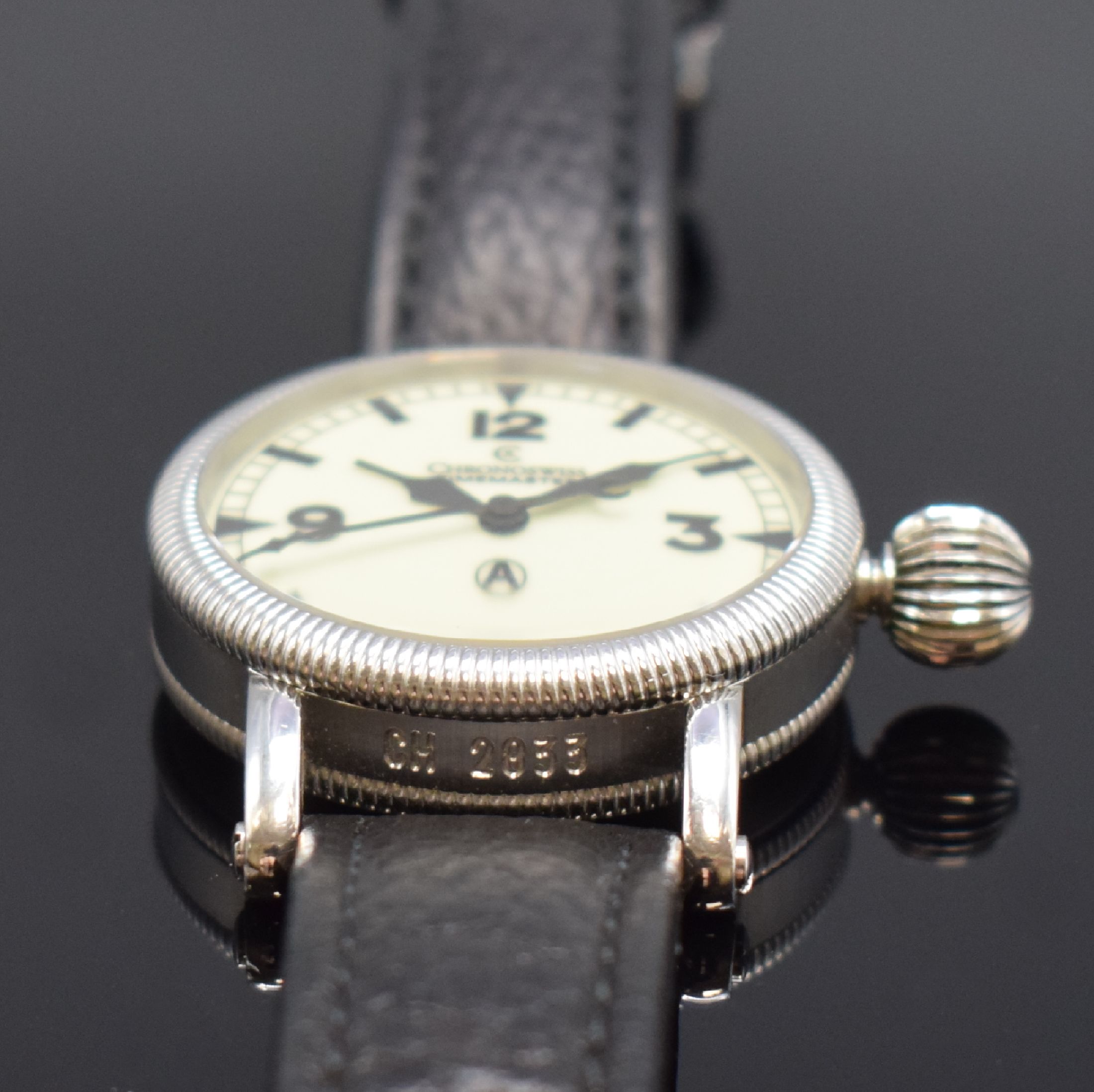 Detail c: CHRONOSWISS Timemaster Herrenarmbanduhr in Stahl Referenz 2833, Schweiz lt. orig. Papier verk. 2011, Automatik, beids. vergl. Geh. m. drehbarer ...