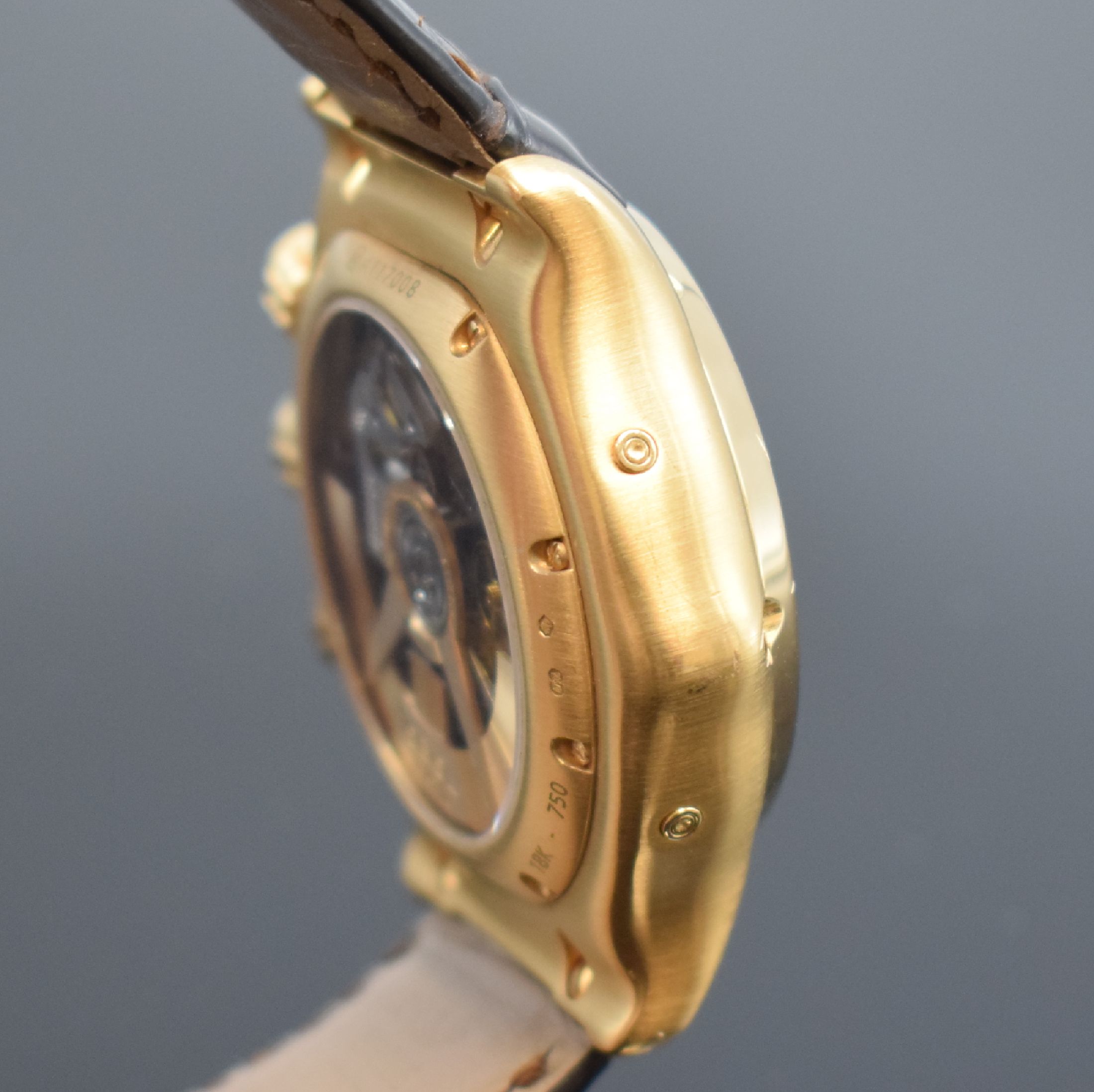 Detail g: EBEL astronomischer, auf 20 Stück limitierter Armbandchronograph mit ewigem Kalender in RoseG 750/000 Referenz 5288L70, Schweiz um 2002, Automatik, ...