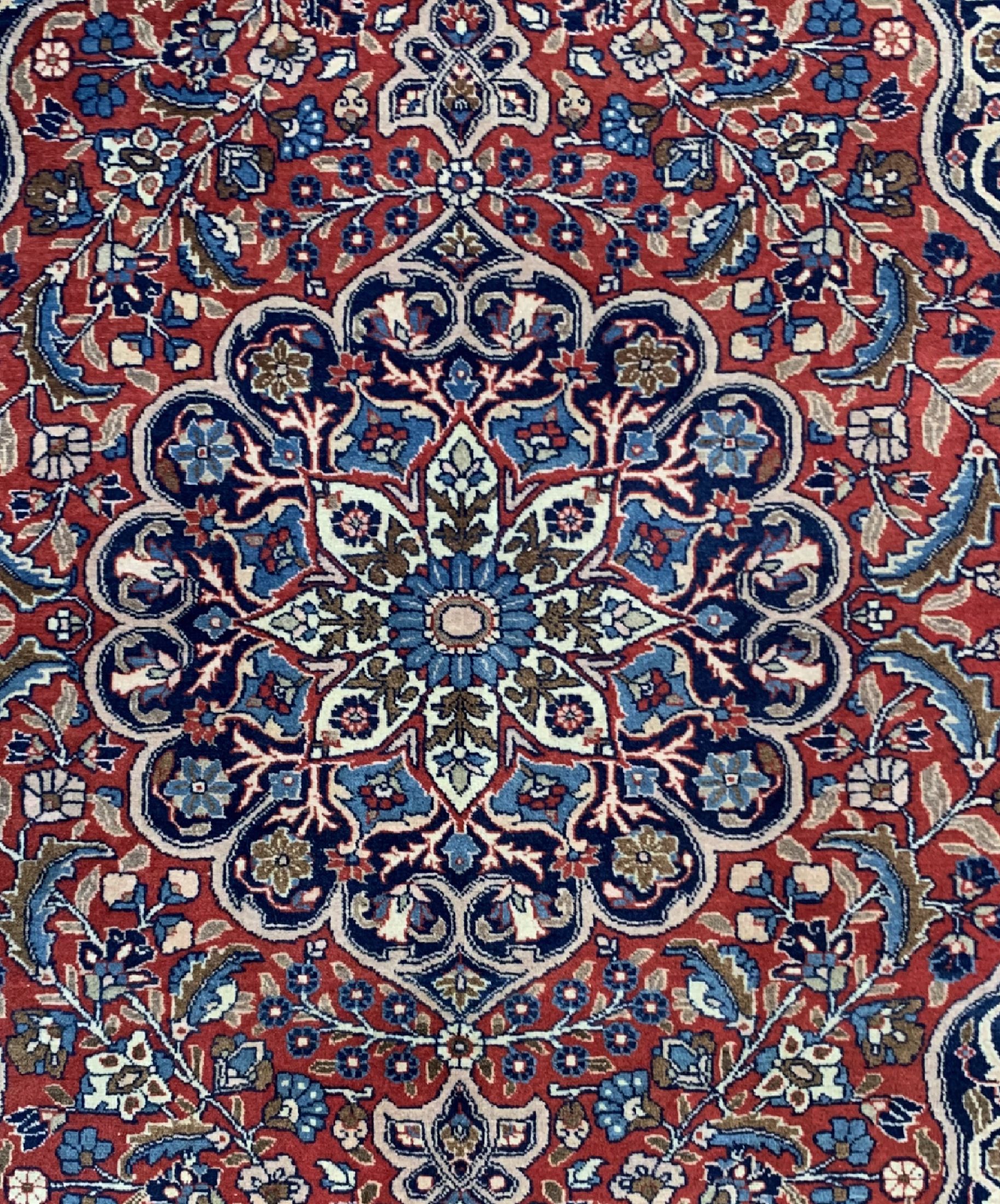 Detail b: 1 paar antike Täbriz, Persien, um 1910/1920, Wolle auf Baumwolle, ca. 195 x 141 cm, EHZ: 2
