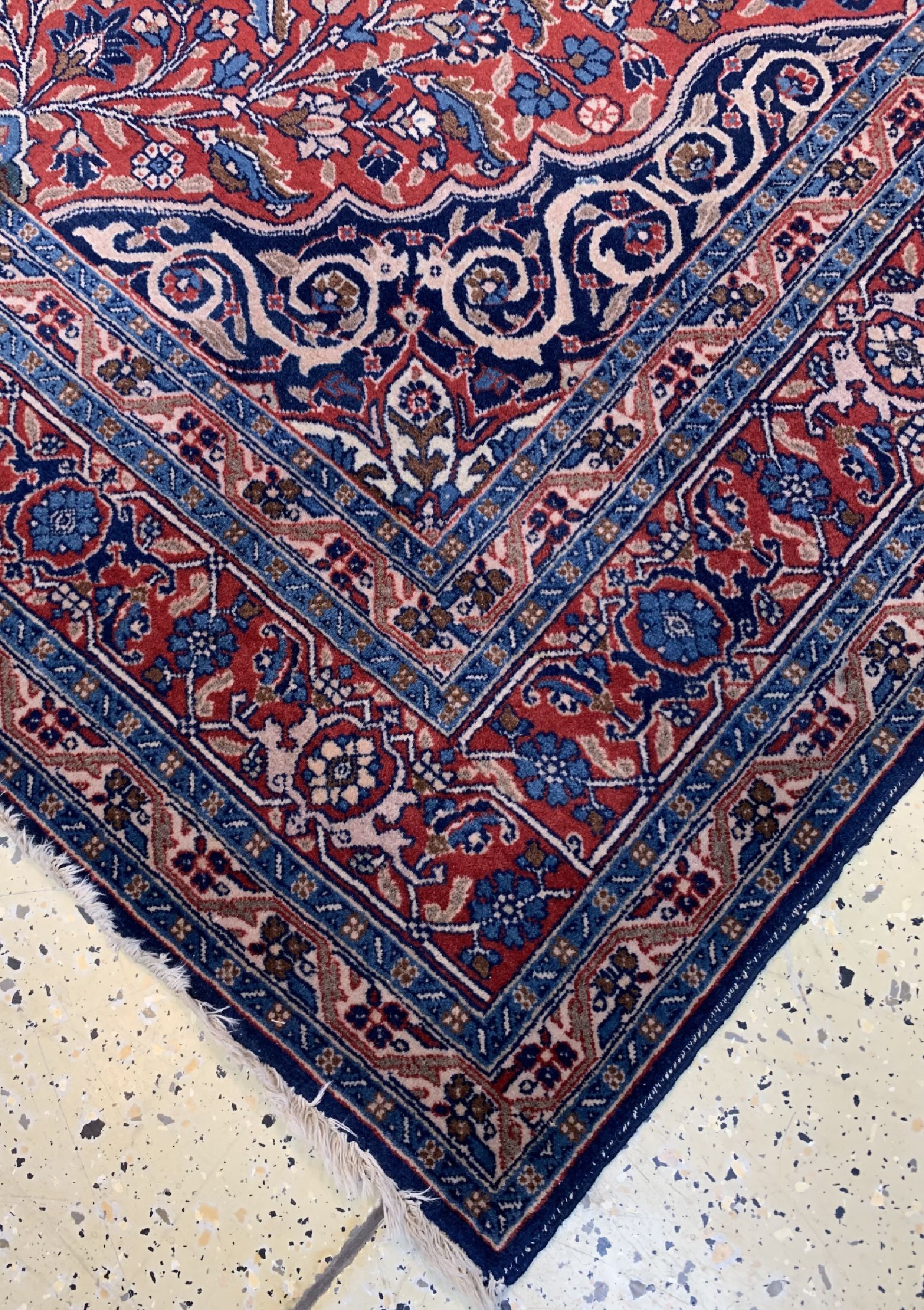 Detail c: 1 paar antike Täbriz, Persien, um 1910/1920, Wolle auf Baumwolle, ca. 195 x 141 cm, EHZ: 2