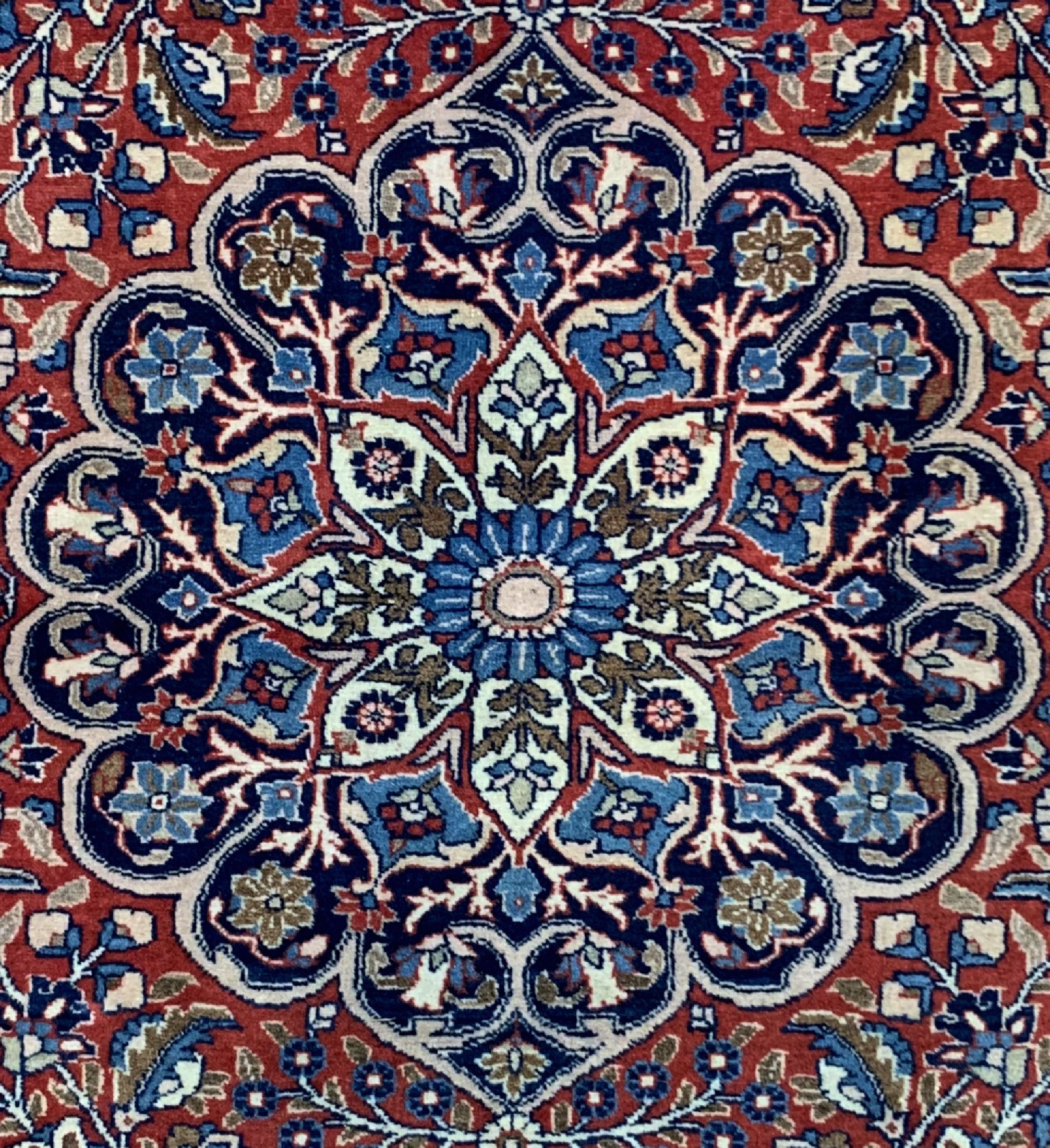 Detail d: 1 paar antike Täbriz, Persien, um 1910/1920, Wolle auf Baumwolle, ca. 195 x 141 cm, EHZ: 2