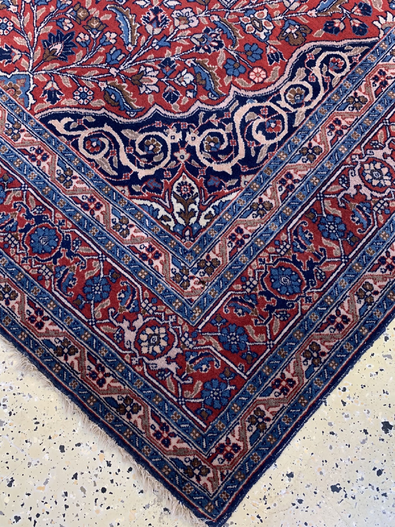 Detail e: 1 paar antike Täbriz, Persien, um 1910/1920, Wolle auf Baumwolle, ca. 195 x 141 cm, EHZ: 2