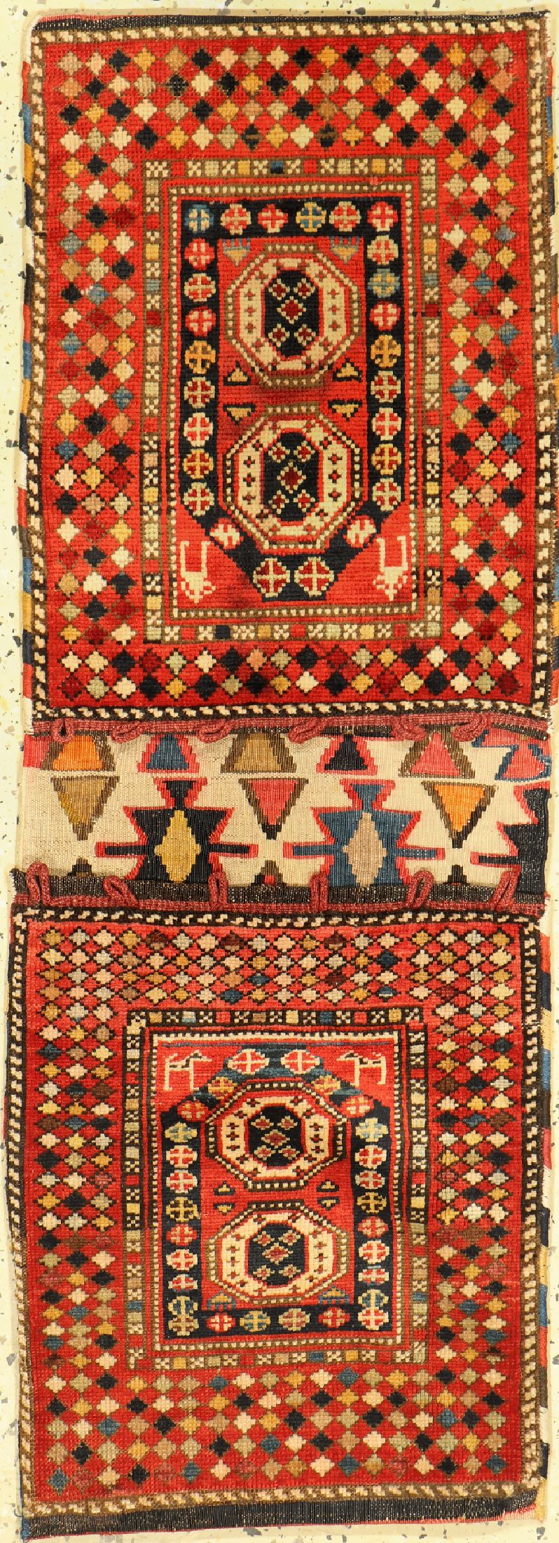 Ghochan Doppeltasche, Persien, um 1920/1930, Wolle auf Baumwolle, ca. 122 x 75 cm, EHZ: 2