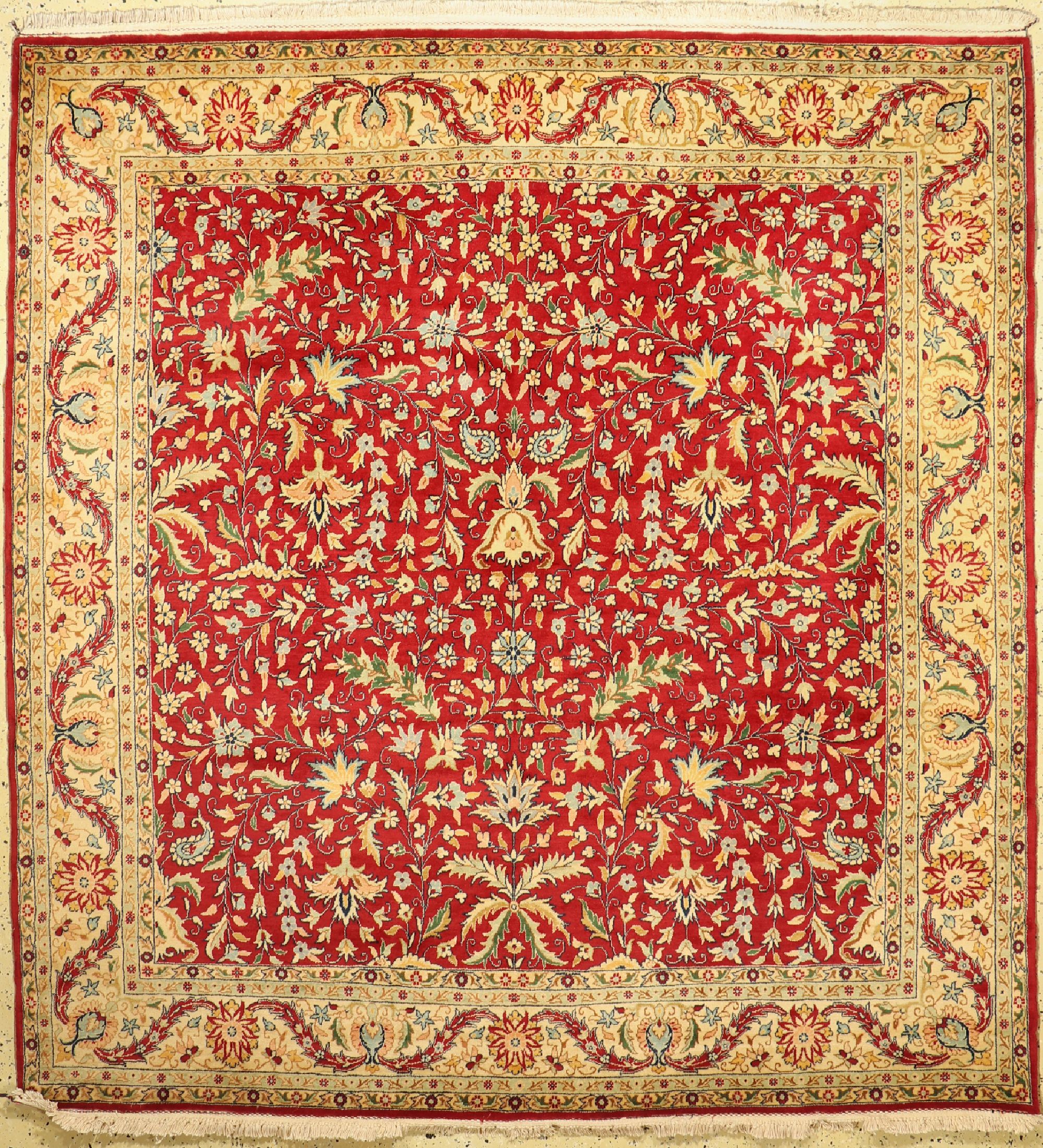 Sarogh, Indien, ca. 40 Jahre, Wolle auf Baumwolle, ca. 235 x 220 cm, EHZ: 1