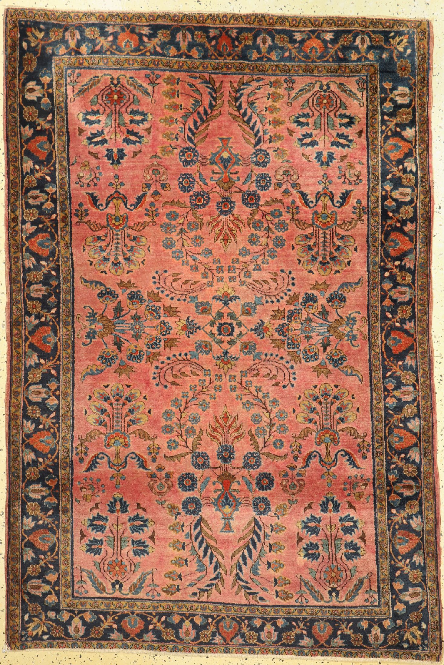 Us Re-Import Sarogh antik, Persien, um 1900, Wolle auf Baumwolle, ca. 190 x 130 cm, minimal verkürzt, EHZ: 2