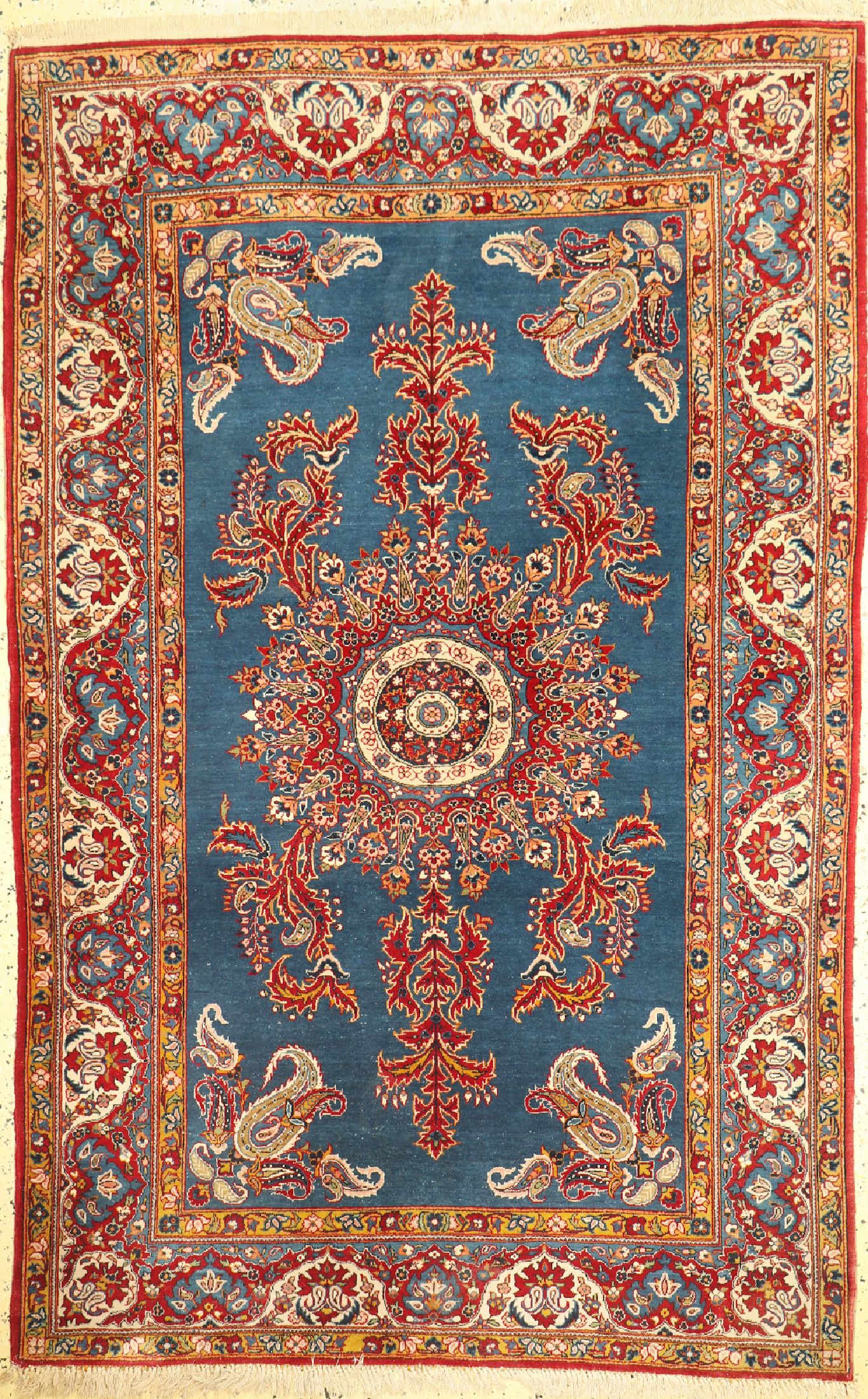 Keschan Kork, Persien, um 1950, Korkwolle auf Baumwolle, ca. 222 x 145 cm, EHZ: 2