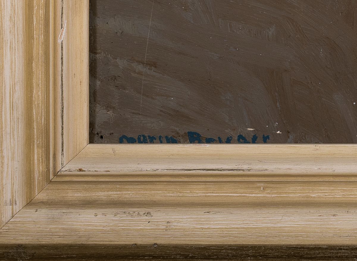 Detail a: Niederländischer Künstler, 17. Jahrhundert, wohl Simultandarstellung der Entdeckung des leeren Grabes Christi und im Hintergrund rechts Noli me ...