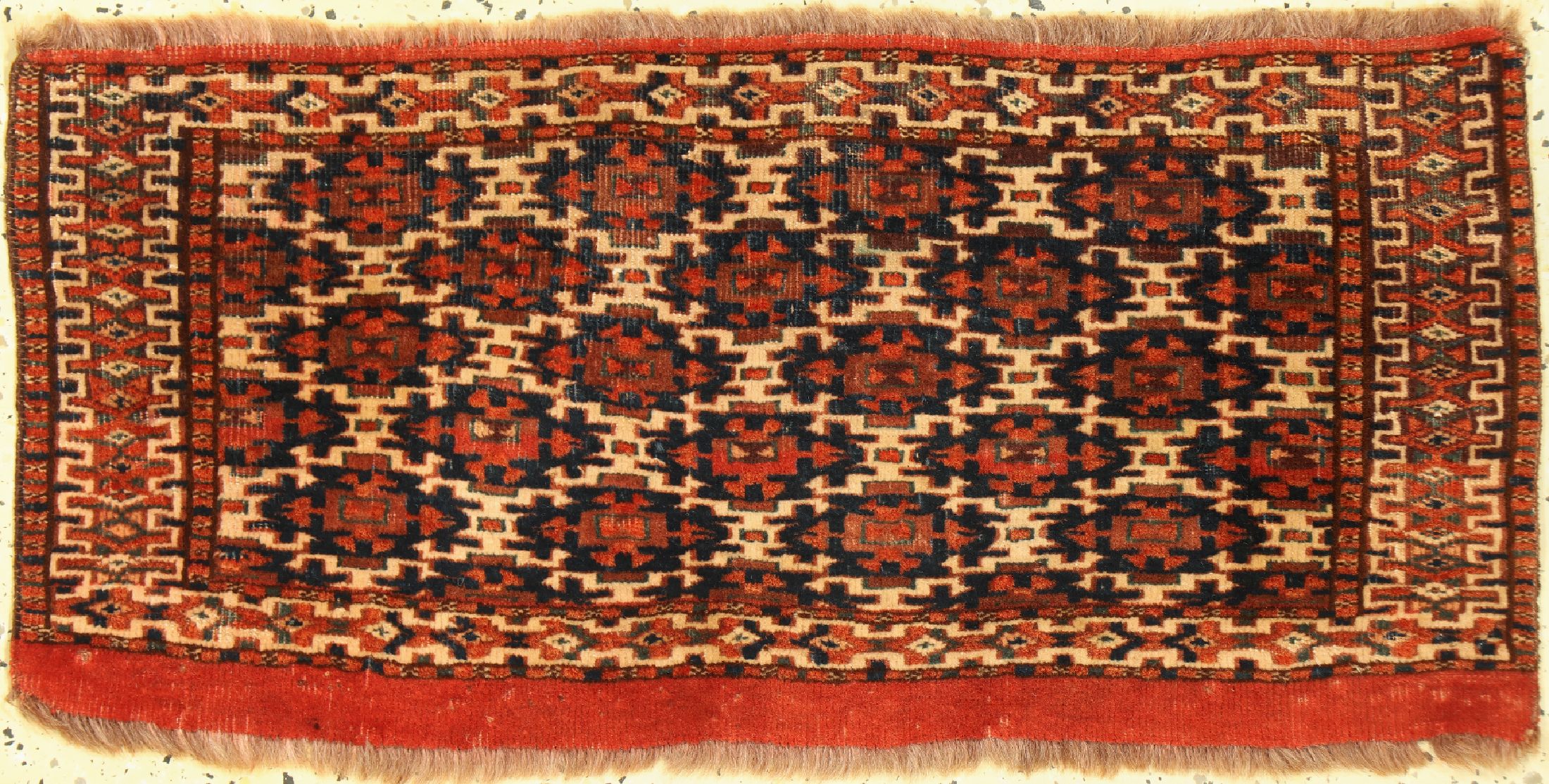 Tekke Torba antik, Turkmenistan, 19.Jhd, Wolle auf Wolle, ca. 78 x 40 cm, EHZ: 3